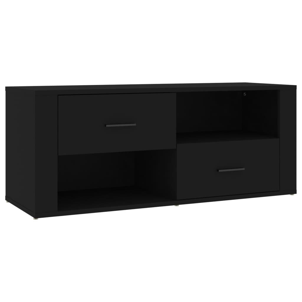 100x35x40 Holzwerkstoff TV-Schrank vidaXL Schwarz cm (1-St) TV-Schrank