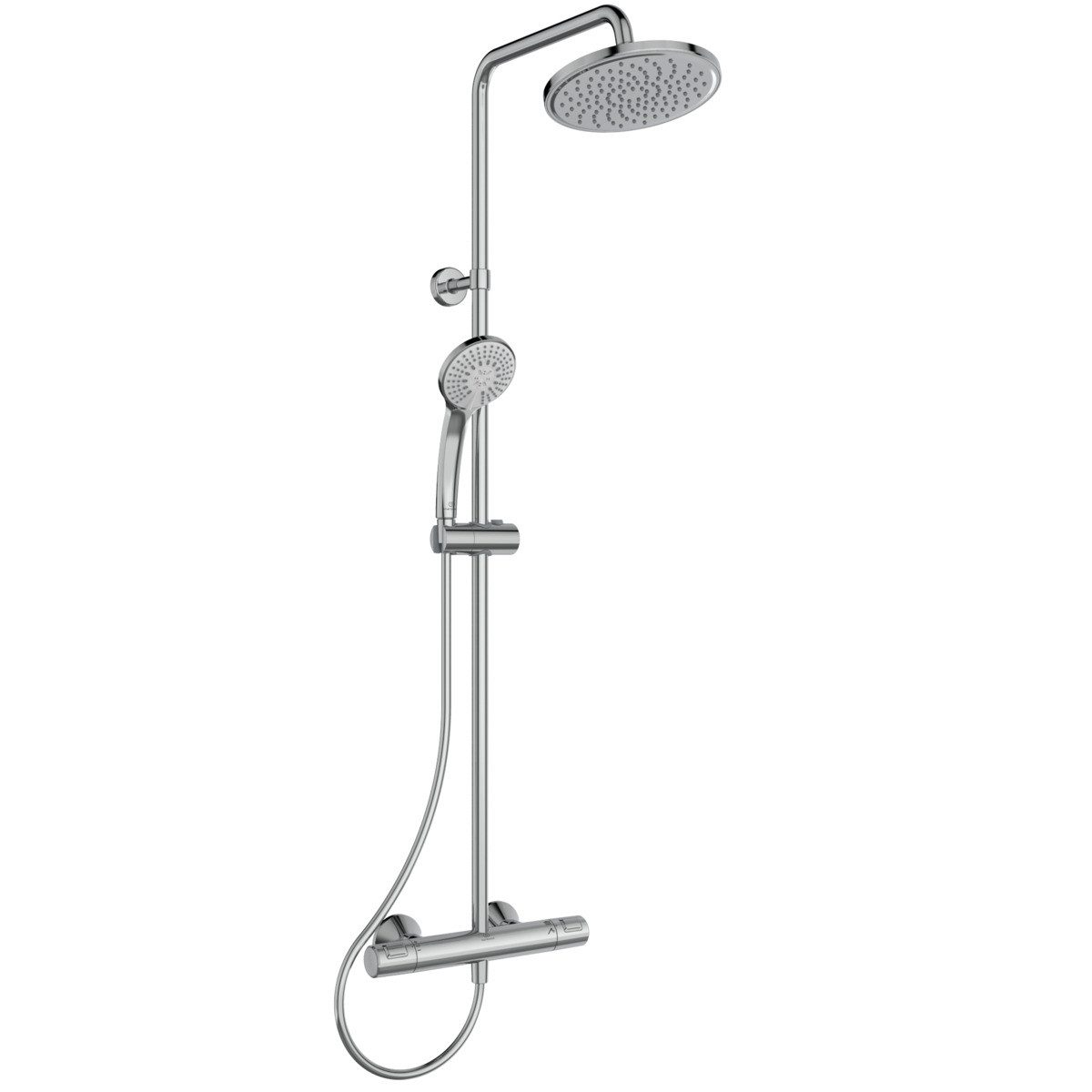 Ideal Standard Duschsystem Ceratherm T25, Höhe 111.70 cm, mit Thermostatkartusche, Wasser- und Energiesparend, Cool