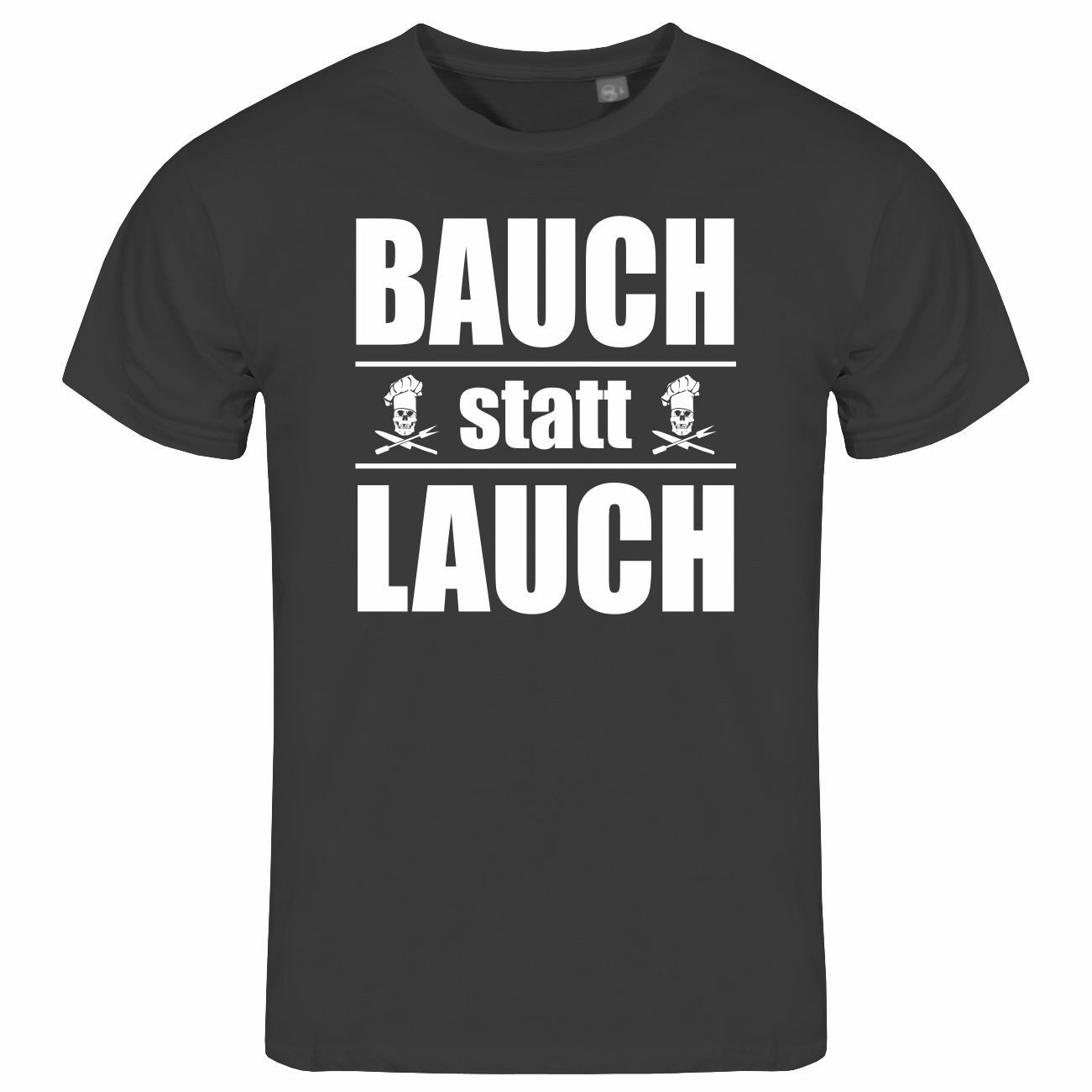 deinshirt Print-Shirt Herren T-Shirt Bauch statt Lauch Funshirt mit Motiv