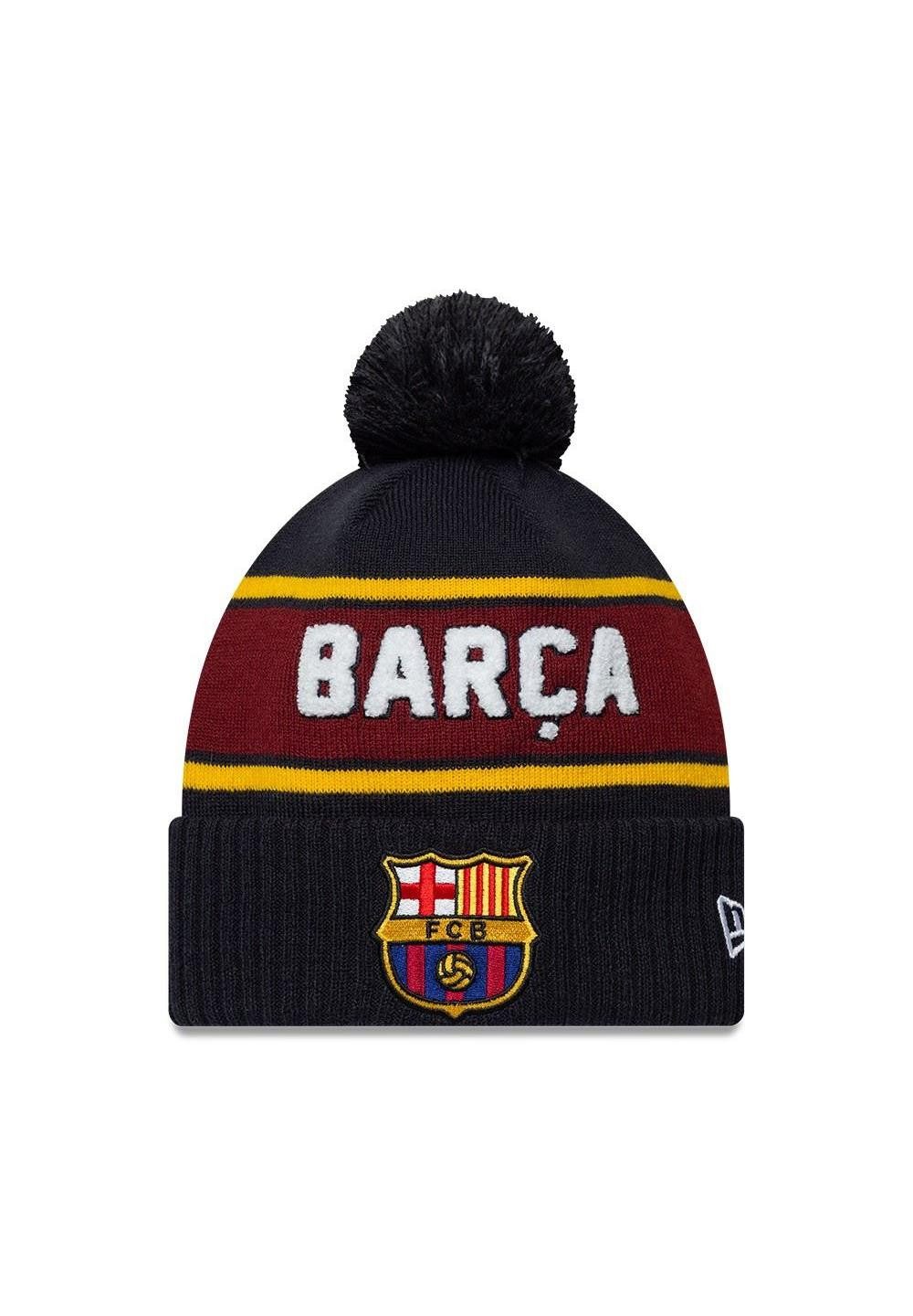 New Era Bommelmütze FC Barcelona New Era Sport Cuff Bommelmütze Marineblau (1-St)