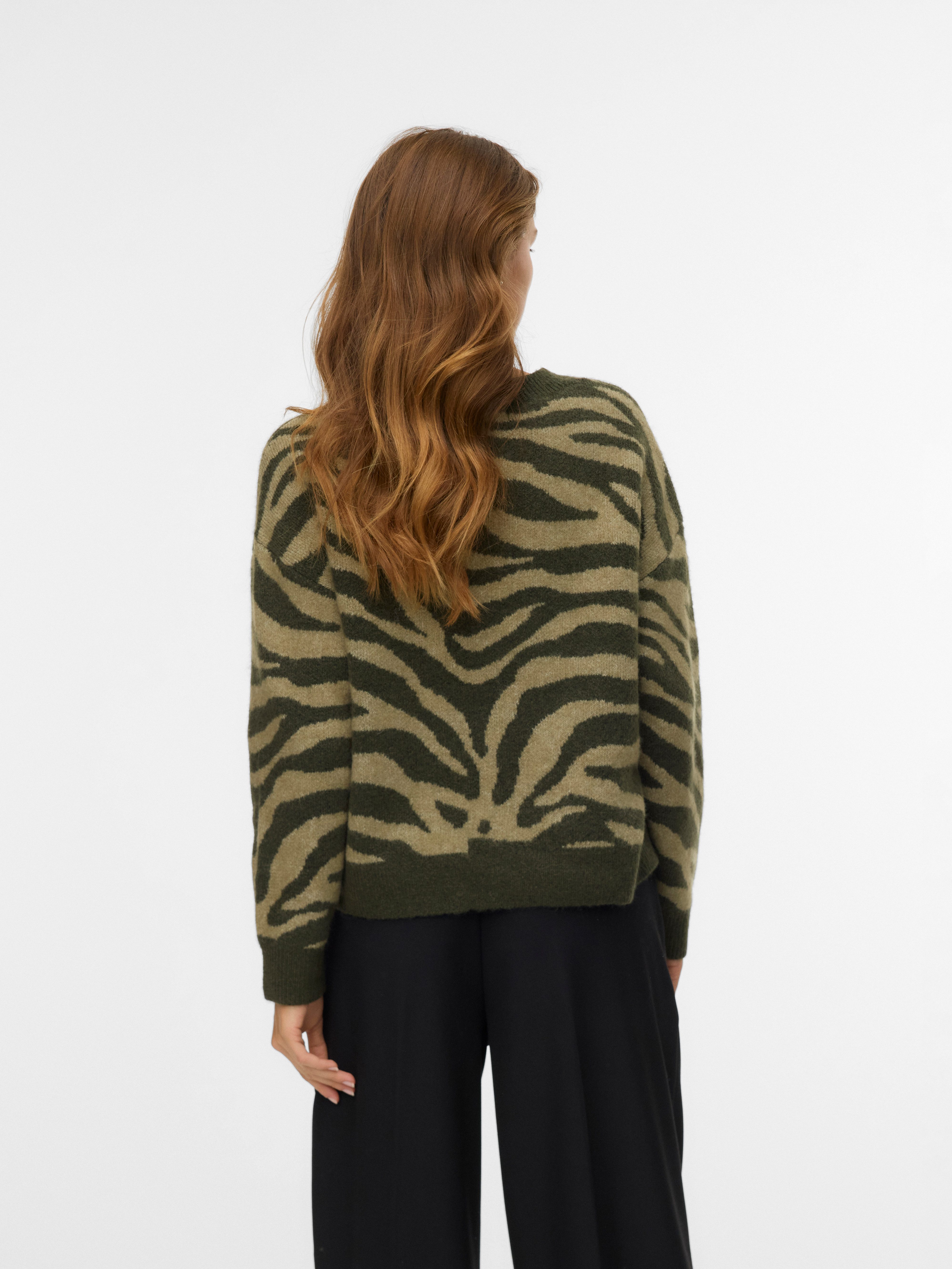 Vero Moda Strickpullover VMNEWKAI LS O-NECK PULLOVER BOO günstig online kaufen