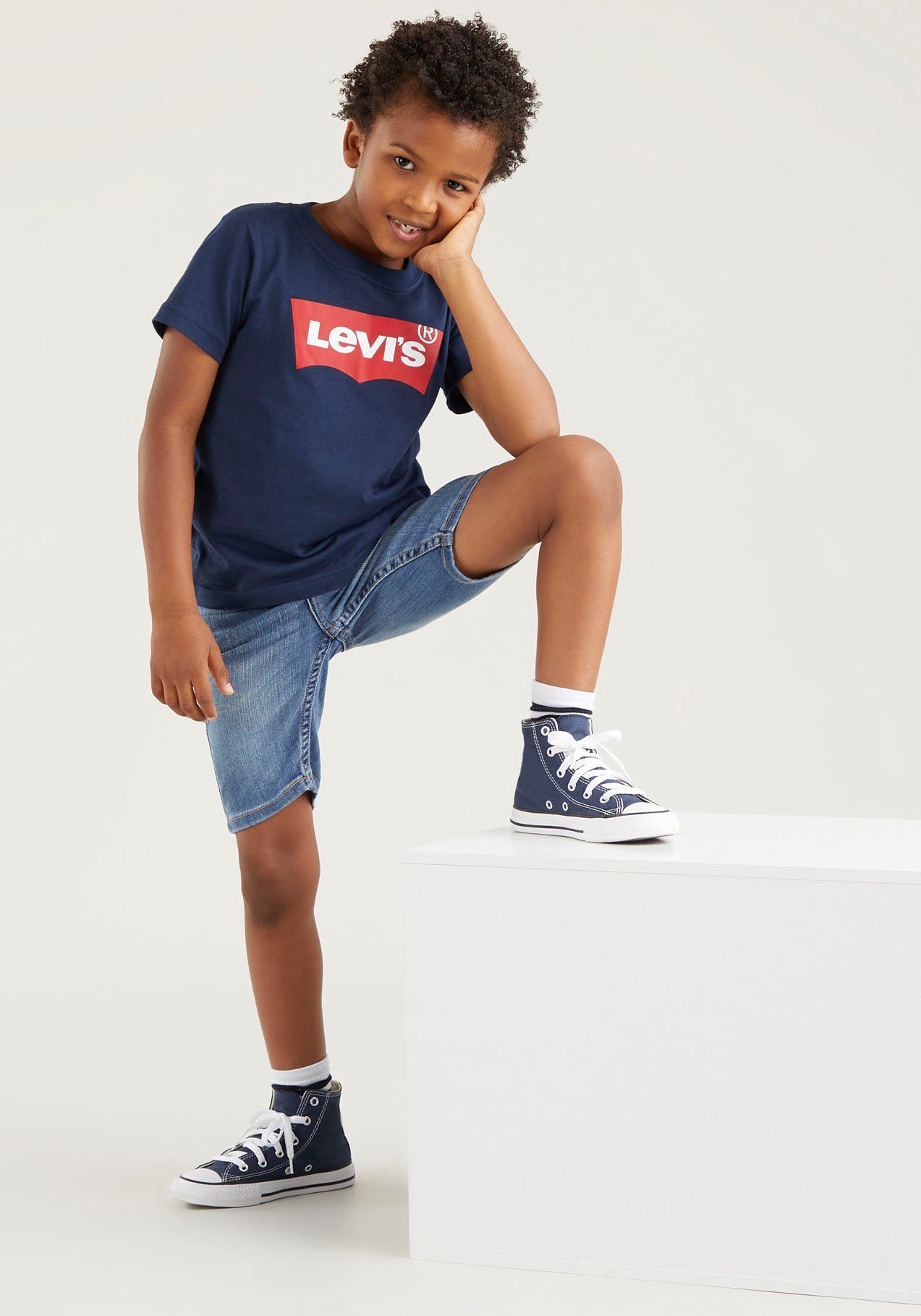 Levi's® Kids T-Shirt TEE BATWING marine BOYS LVB for