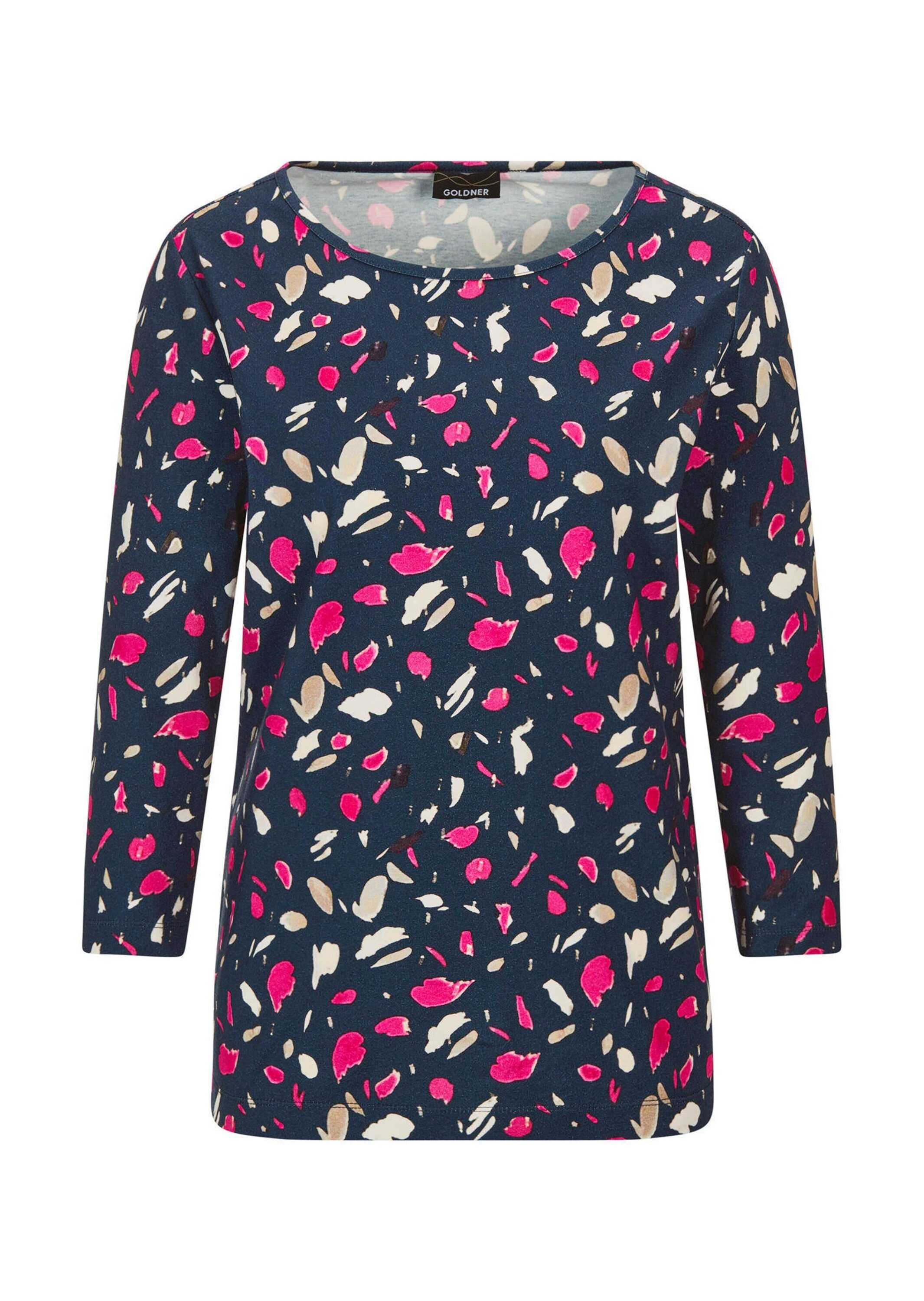 Print-Shirt Florales Jerseyshirt mit Paisley-Muster
