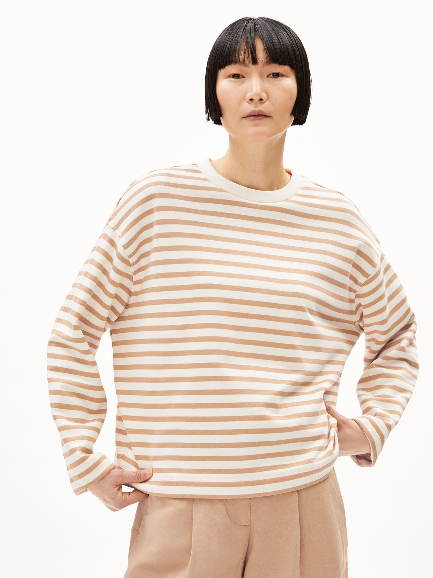 Armedangels Sweatshirt Frankaa Maarlen Stripe günstig online kaufen