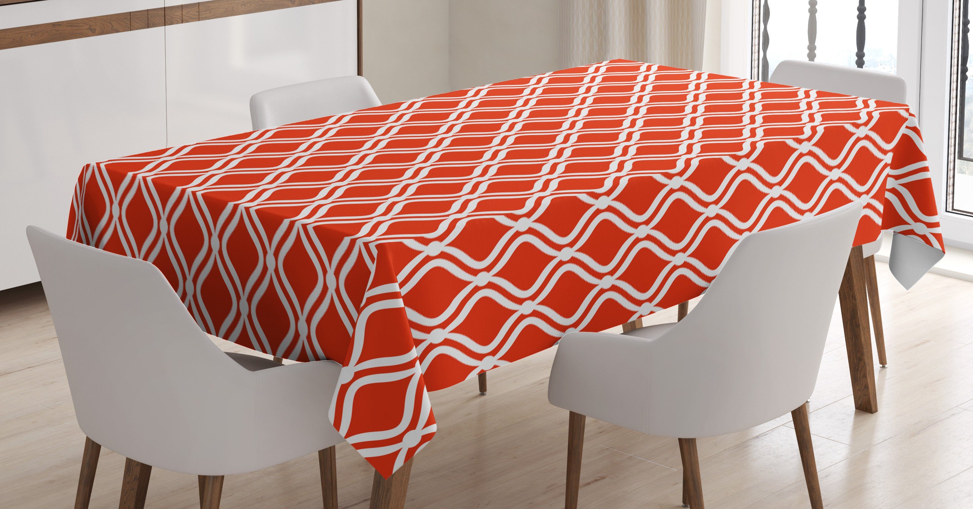 Abakuhaus Tischdecke Waschbar Lattice Warmer Für Farben, Bereich Abstrakt geeignet Jahrgang Klare Farbfest Farbton den Außen