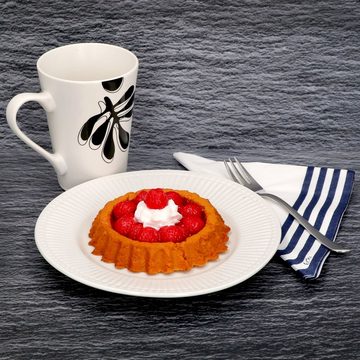 MamboCat Frühstücksteller 6er Set Kuchenteller Celina 19cm weiß - 7710900