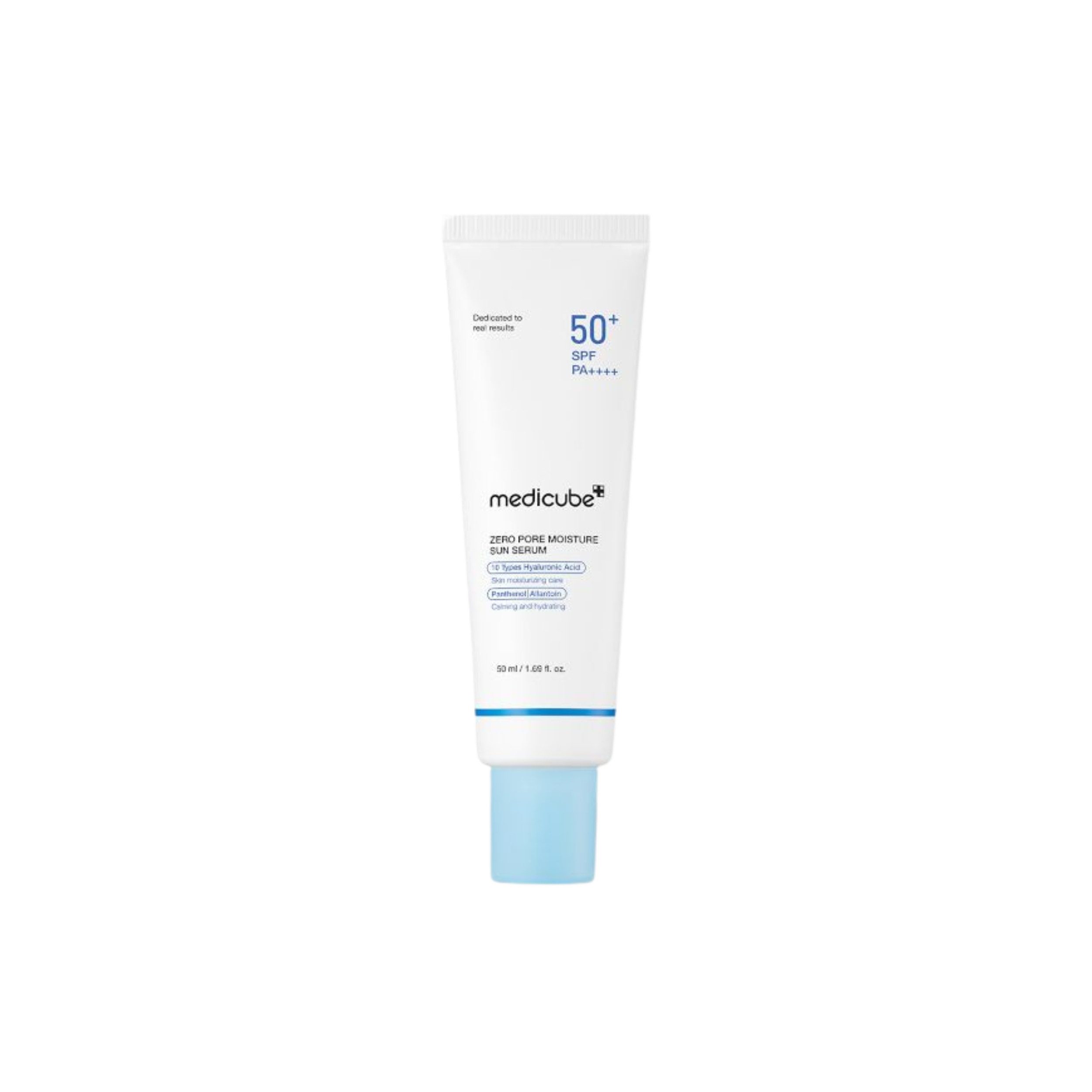Medicube Sonnenschutzcreme Medicube Zero Pore Moisture Sun Serum SPF50+ PA++++, SPF50+ PA++++, Niacinamid, Hyaluron, Panthenol, 50 ml