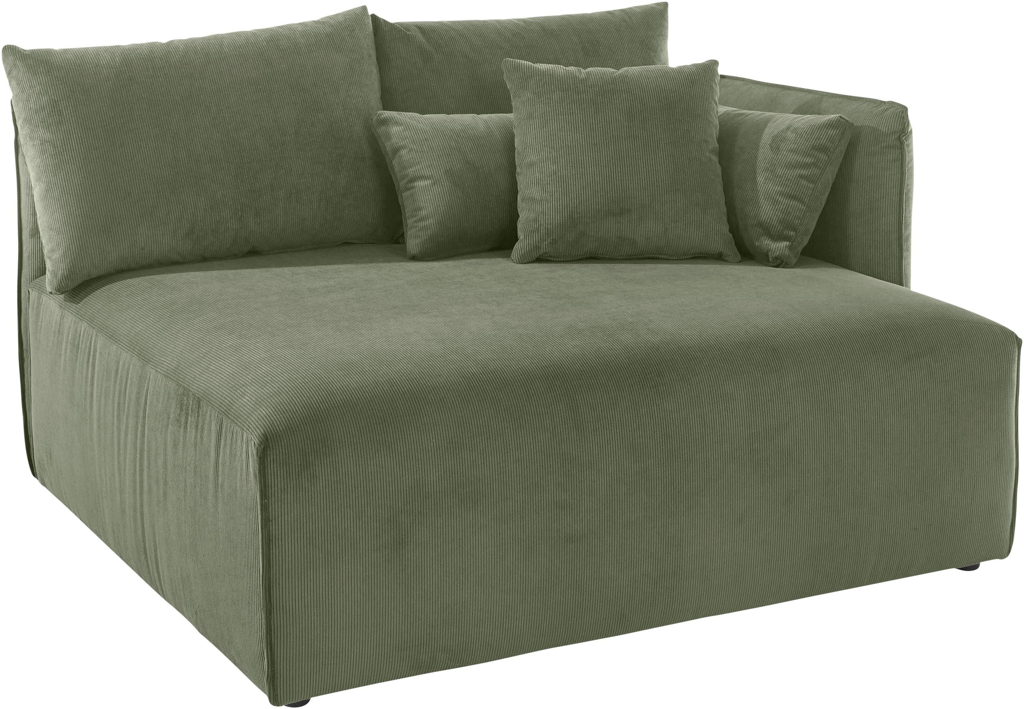 OTTO home Ottomane Nöre, kurzes Lounge-Modul - zum Zusammenstellen, Breite 138 cm, Tiefe 128 cm