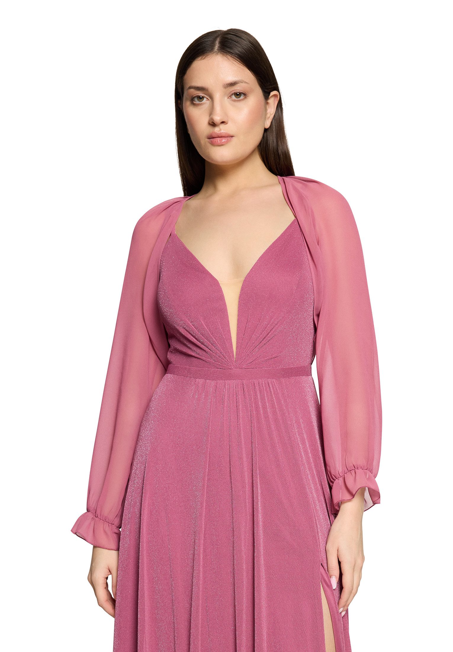 Vera Mont Bolerojacke Damen mit gekräuseltem Ausschnitt günstig online kaufen