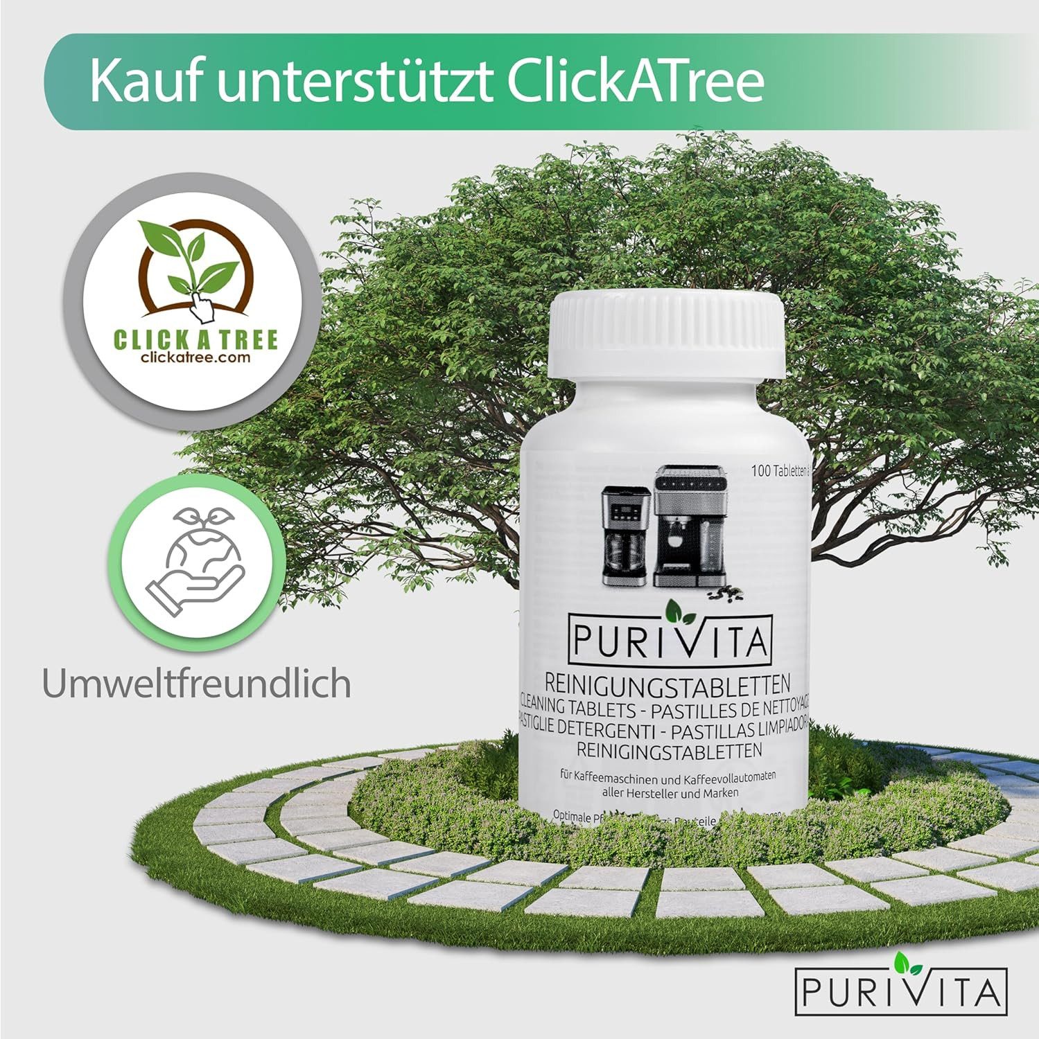 Purivita PURIVITA REINIGUNGSTABLETTEN Kaffeevollautomaten 2-Phasen-Reinigungstabletten