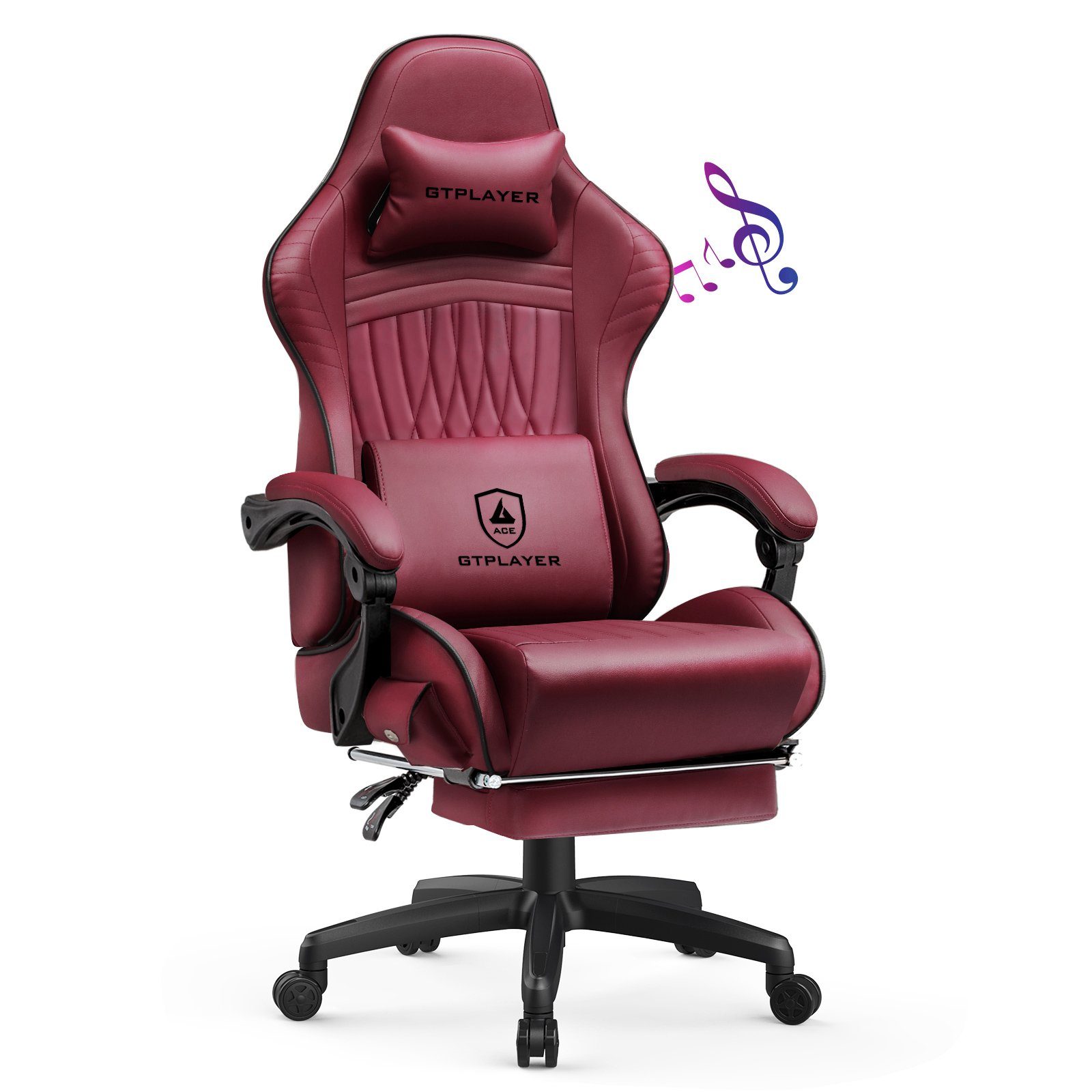 GTPLAYER Gaming-Stuhl ergonomischer Bürostuhl mit HIFI günstig online kaufen
