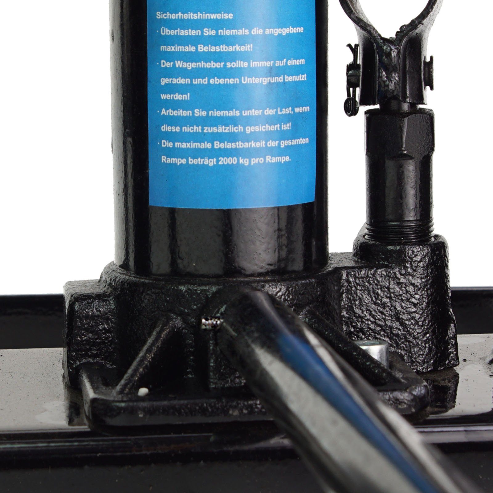 TRUTZHOLM Auffahrrampe 2x hydraulischer Auffahrbock Pkw KfZ Wagenheber höhenverstellbar (2-St)