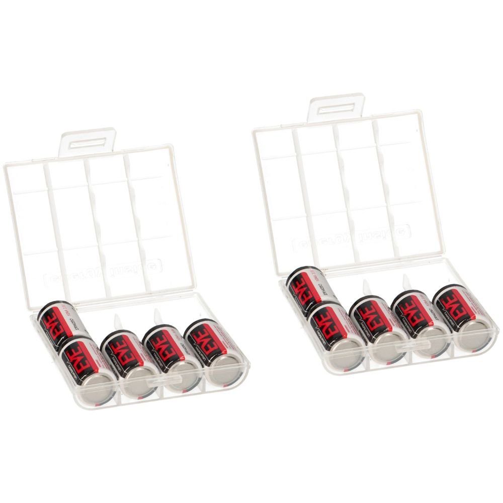 EVE 10x EVE Lithium 3,6V Batterie ER14250 1/2 AA ER 14250 + 2x Box Batterie