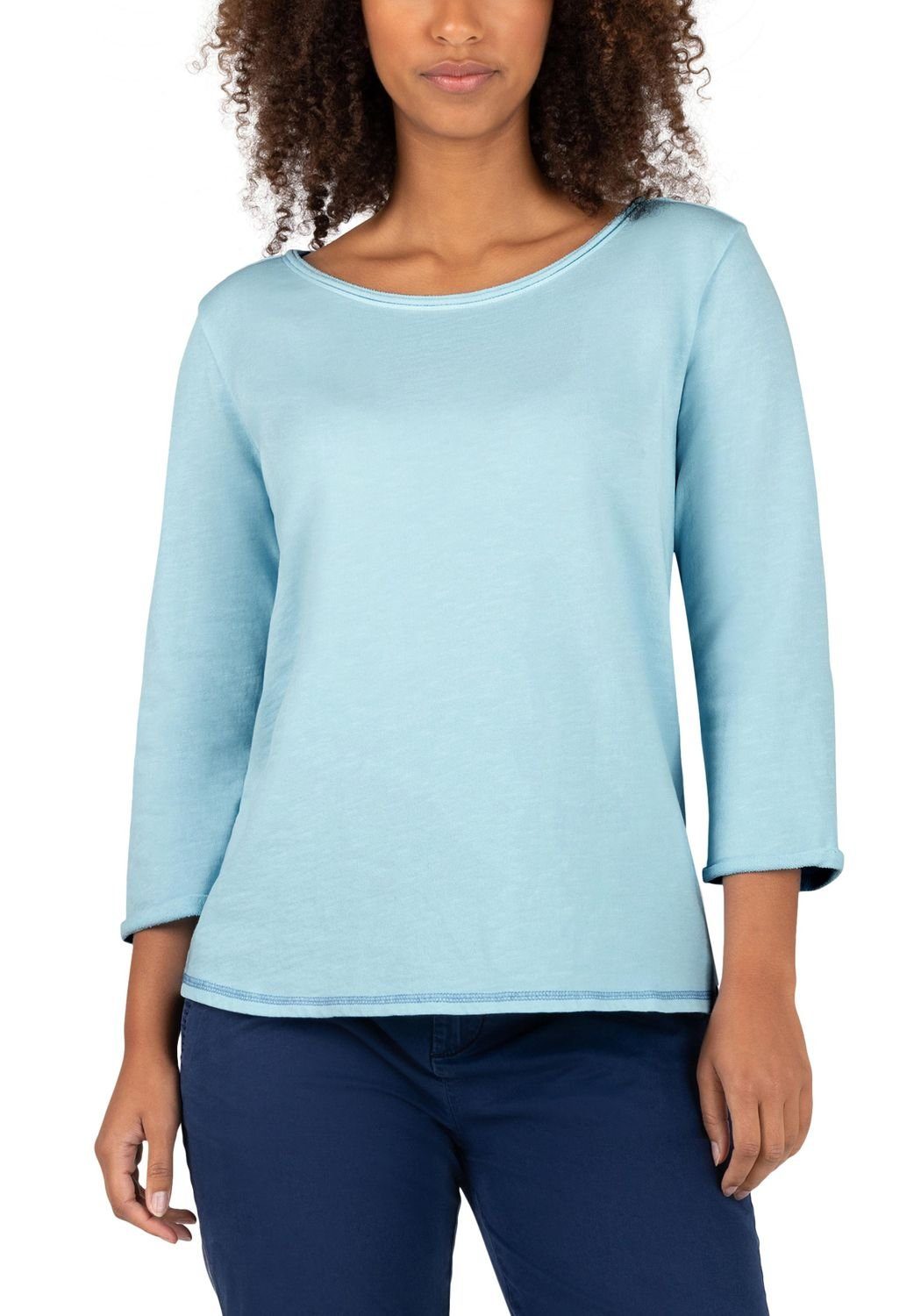 TIMEZONE Strickpullover 3/4 SLEEVE aus Baumwolle