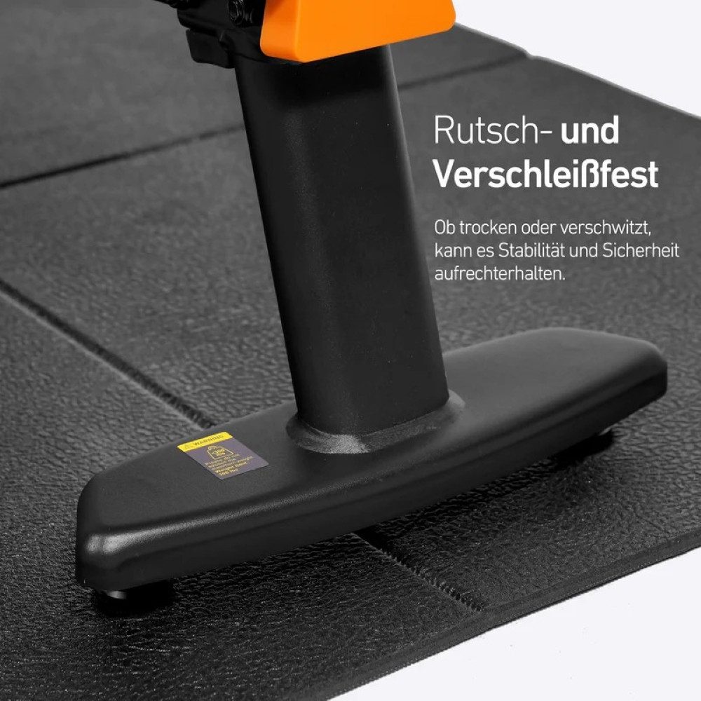 SUPERUN Bodenmatte Faltbare Glory Signature Laufbandmatte, 80 x 150 cm (1-St), Verschleißfeste Bodenschutz‑ & Bodenmatte für Heimfitness