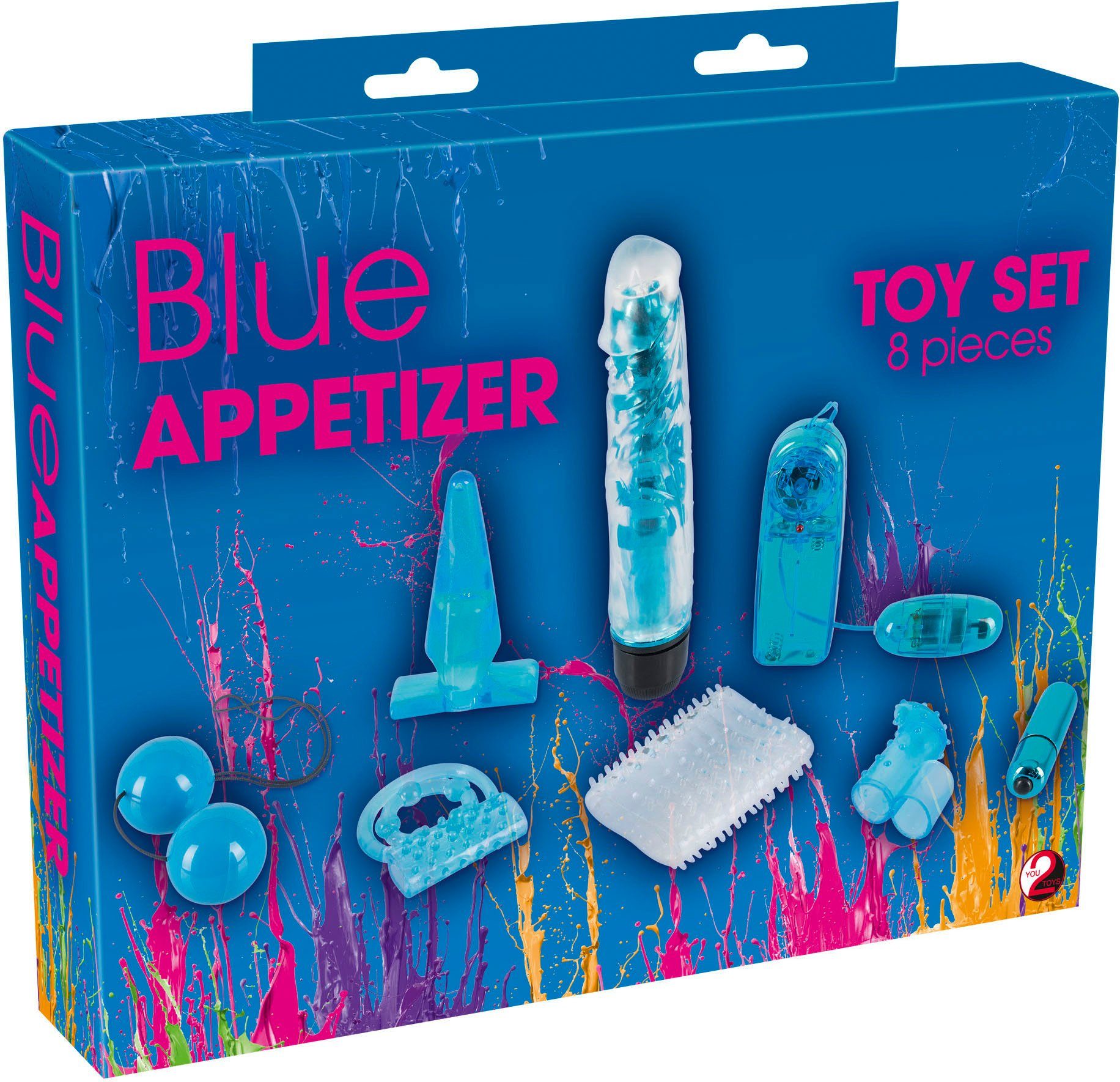 You2Toys Blue Appetizer, Erotik-Toy-Set 8-tlg.