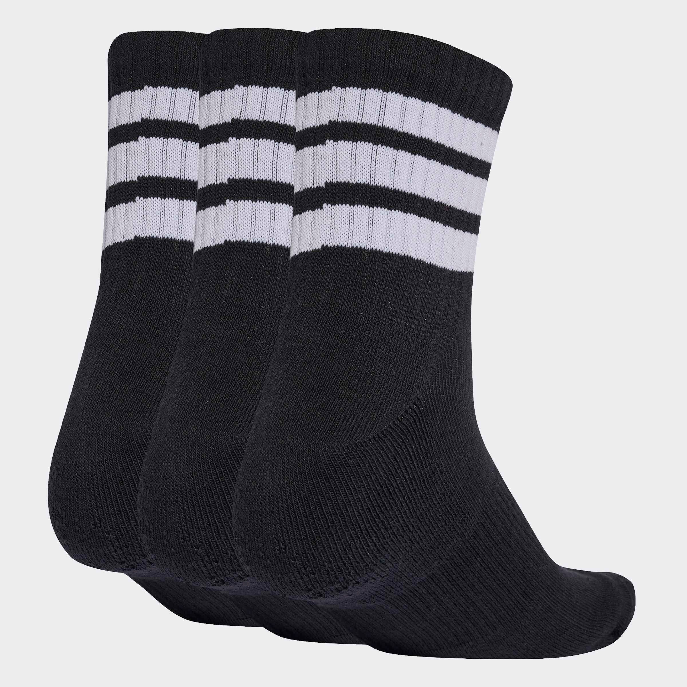 adidas Performance Funktionssocken 3-STREIFEN SPORTSWEAR DÄMPFENDE HALBHOHE, 3 PAAR (3-Paar)