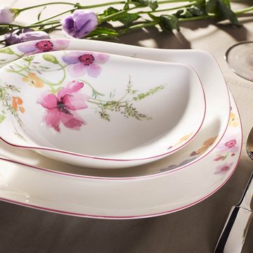 Villeroy & Boch Salatschüssel Mariefleur Serve & Salad Salatschüssel 45 x 31 cm, Porzellan, (1-tlg)