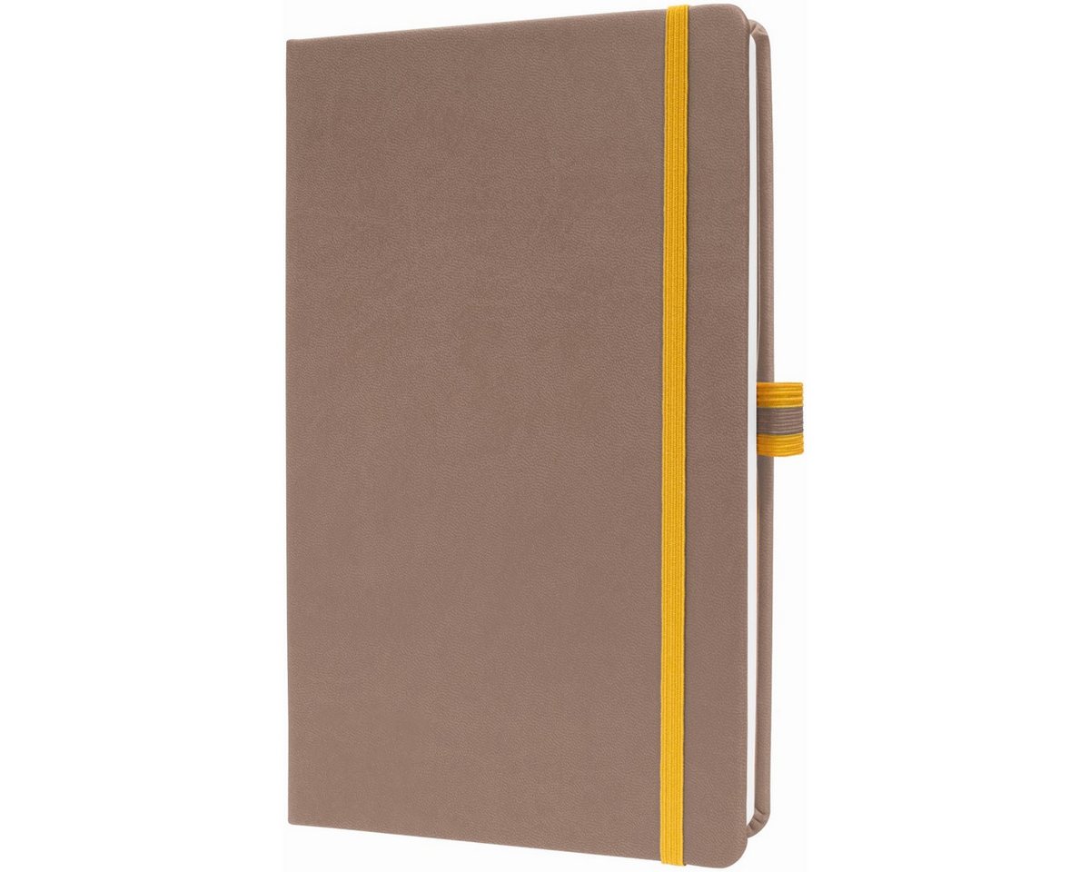 Thumbnail - Sigel Notizbuch Notizbuch Linescape ca. A5 176 Seiten Hardcover liniert 80g braun.