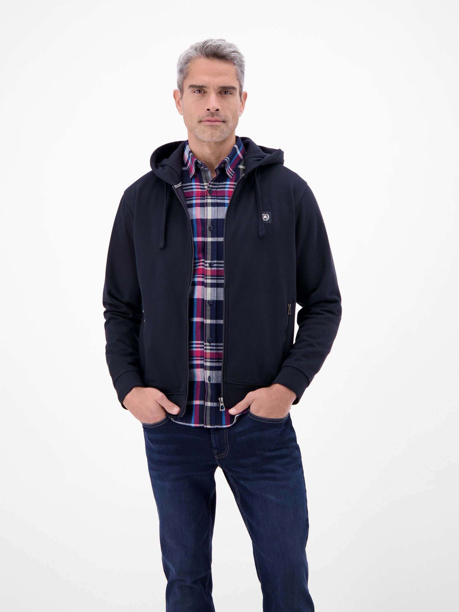 LERROS Sweatjacke LERROS Hoodie Sweat-Jacke