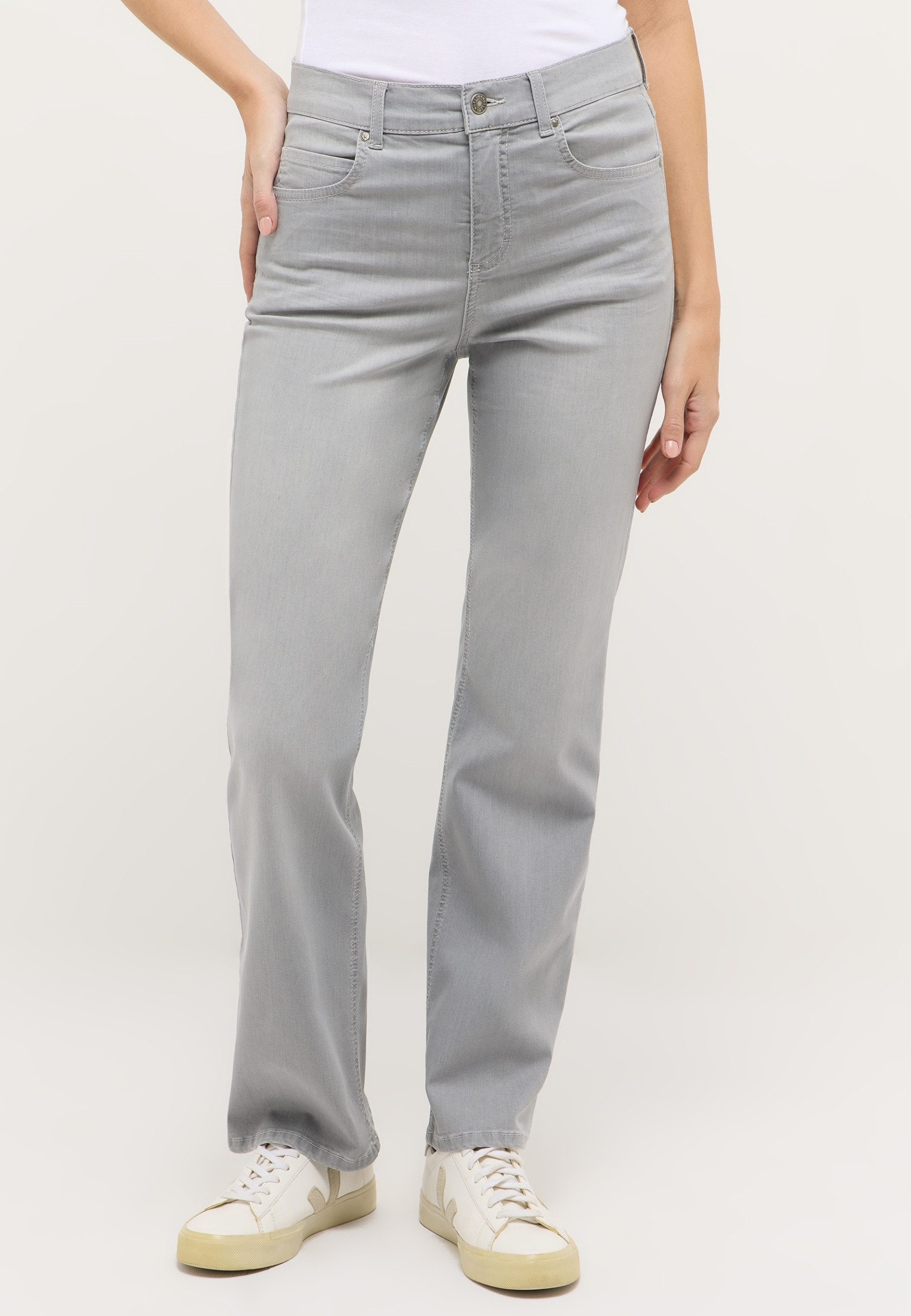 ANGELS Gerade Jeans LARA - Jeans - Straight Fit Damenjeans mit weitem Bein