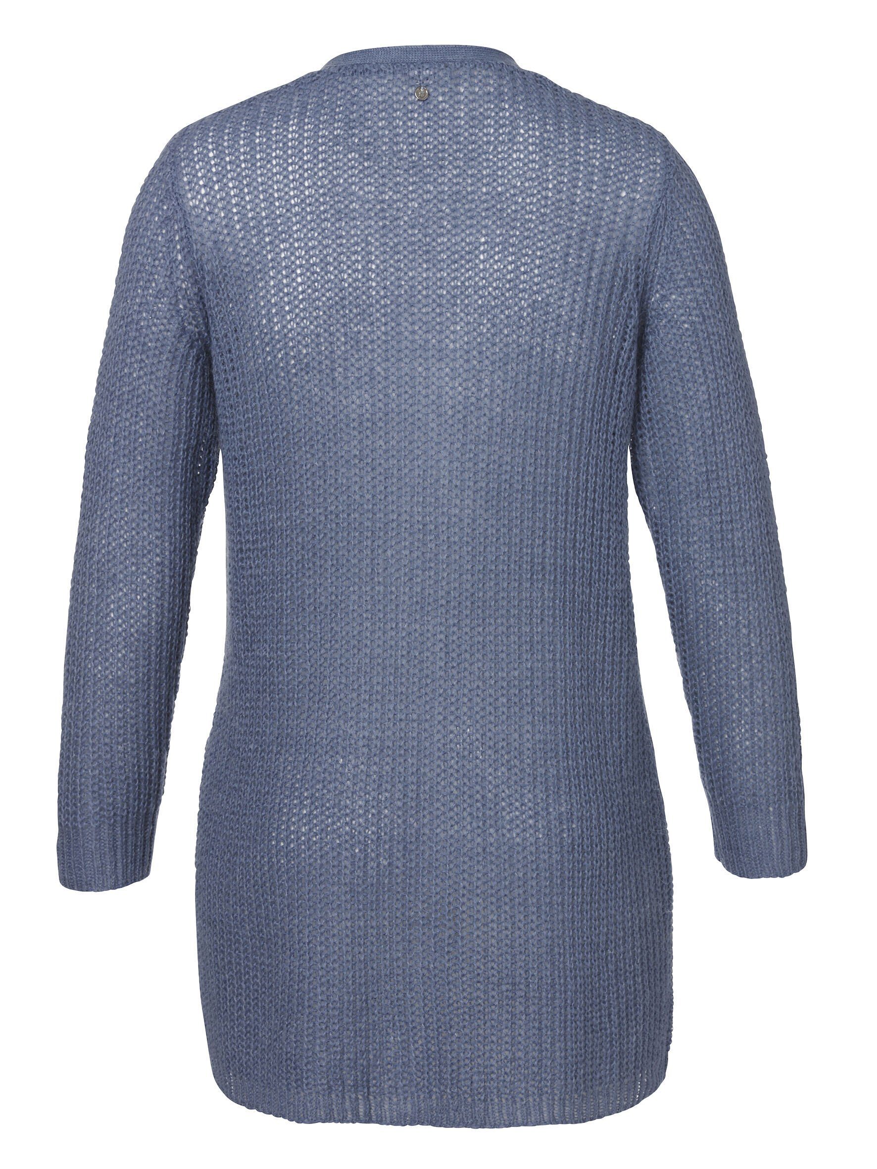 FRAPP Strickjacke aus unifarbenem Stoff günstig online kaufen