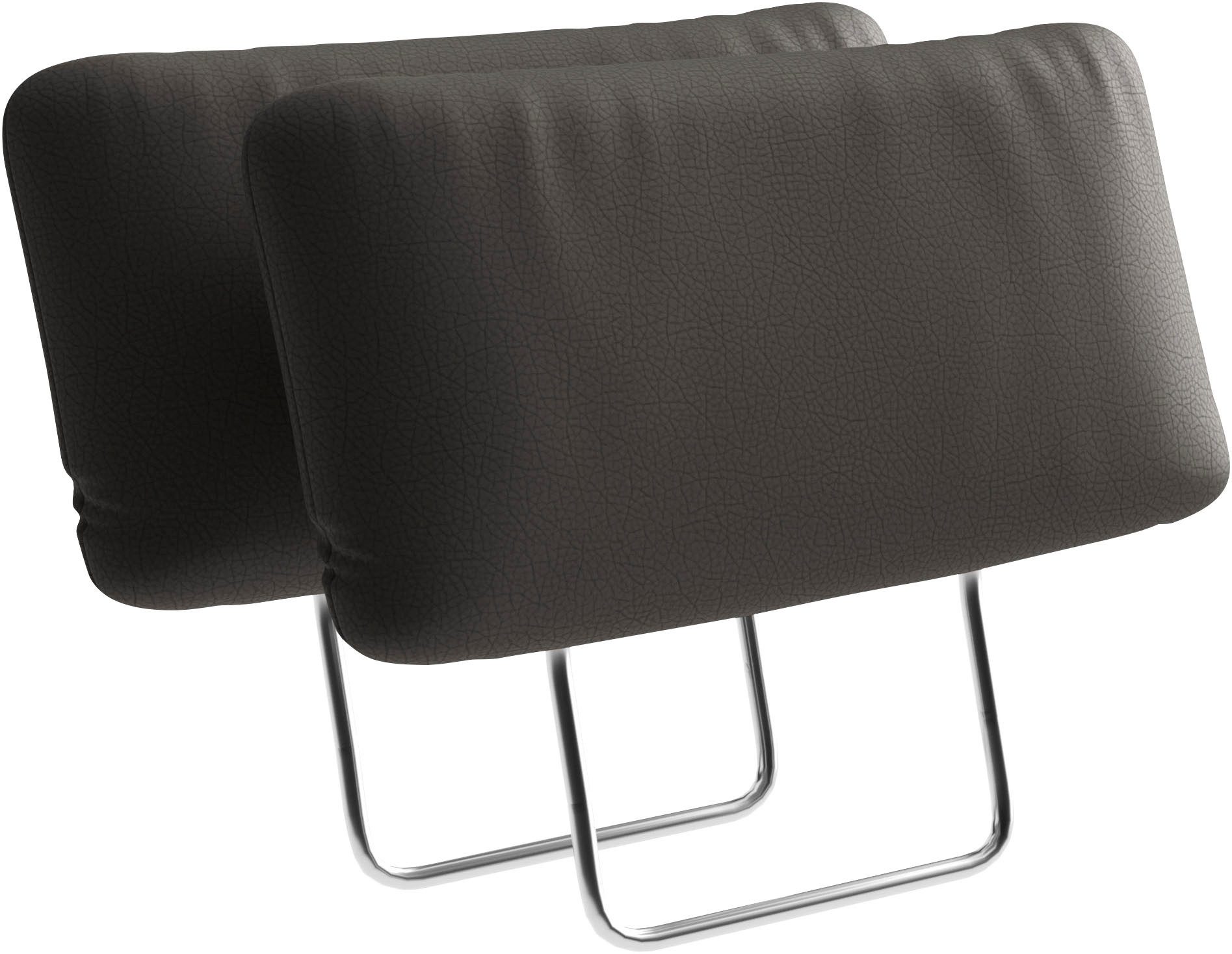 sit&more Sofa-Kopfstütze Pamela, Leder, 2 Stück, B: 50 cm, (Set), verschiedene Farben