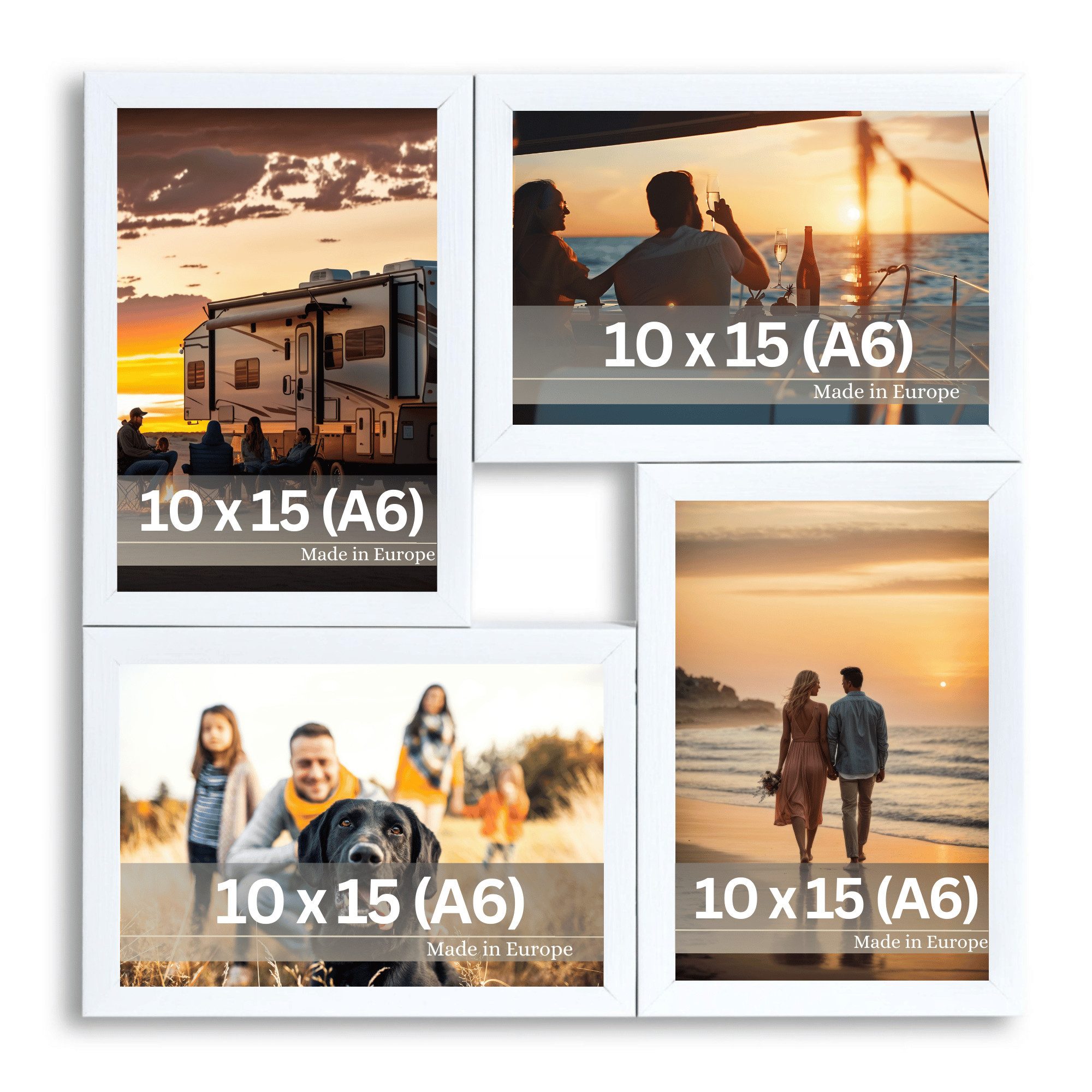 Victor (Zenith) Bilderrahmen Collage 4er Multiframe Collage, Bilderrahmen C günstig online kaufen