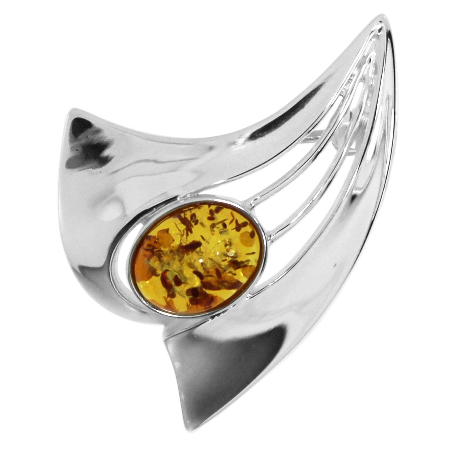 Brosche Ostsee-Schmuck Brosche Liesbeth Brosche Liesbeth
