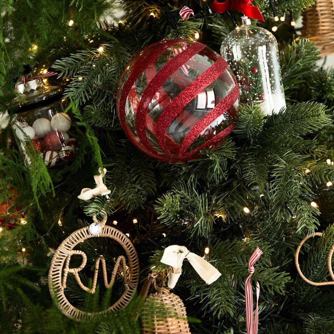 Rivièra Maison Christbaumschmuck Rustic Rattan RM Ornament, Weihnachtsbaumschmuck