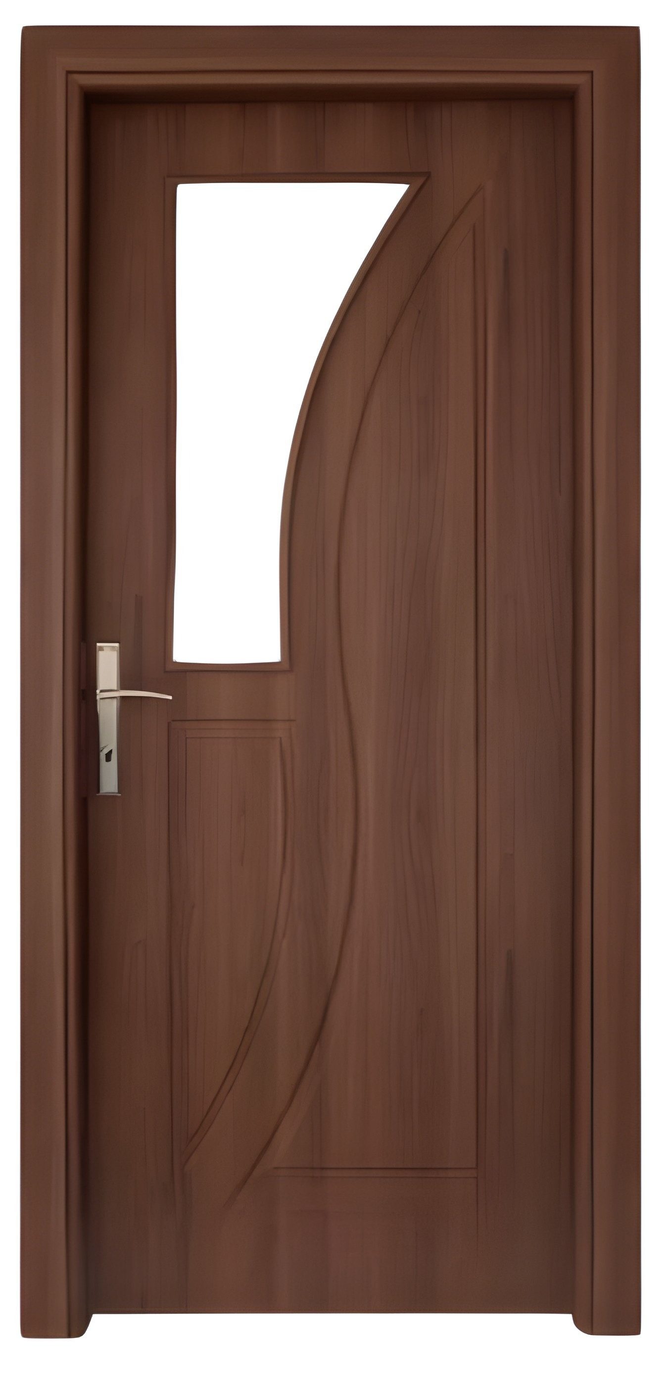 JVmoebel Zimmertür Designer Eingangstür in Braun aus hochwertigem Material