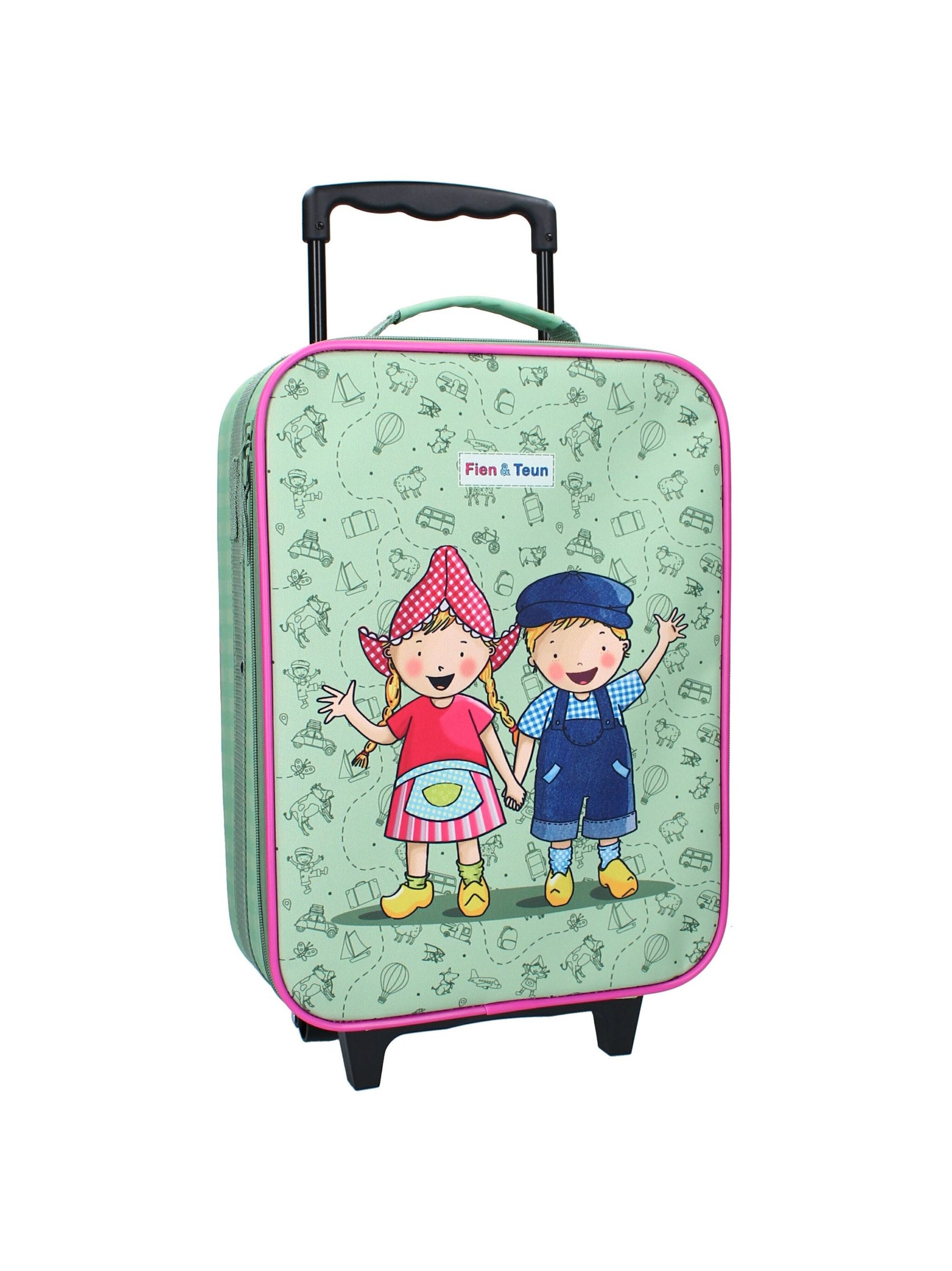 Vadobag Trolley Fien und Teun Tierfreunde, mit buntem Motiv-Print auf der Front
