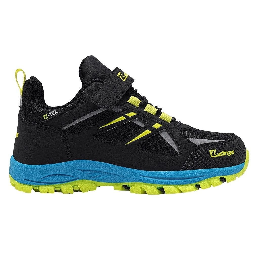 Wander-Freizeitschuhe Grabner Low EV KTX (wasserdicht) schwarz Kinder Wanderschuh
