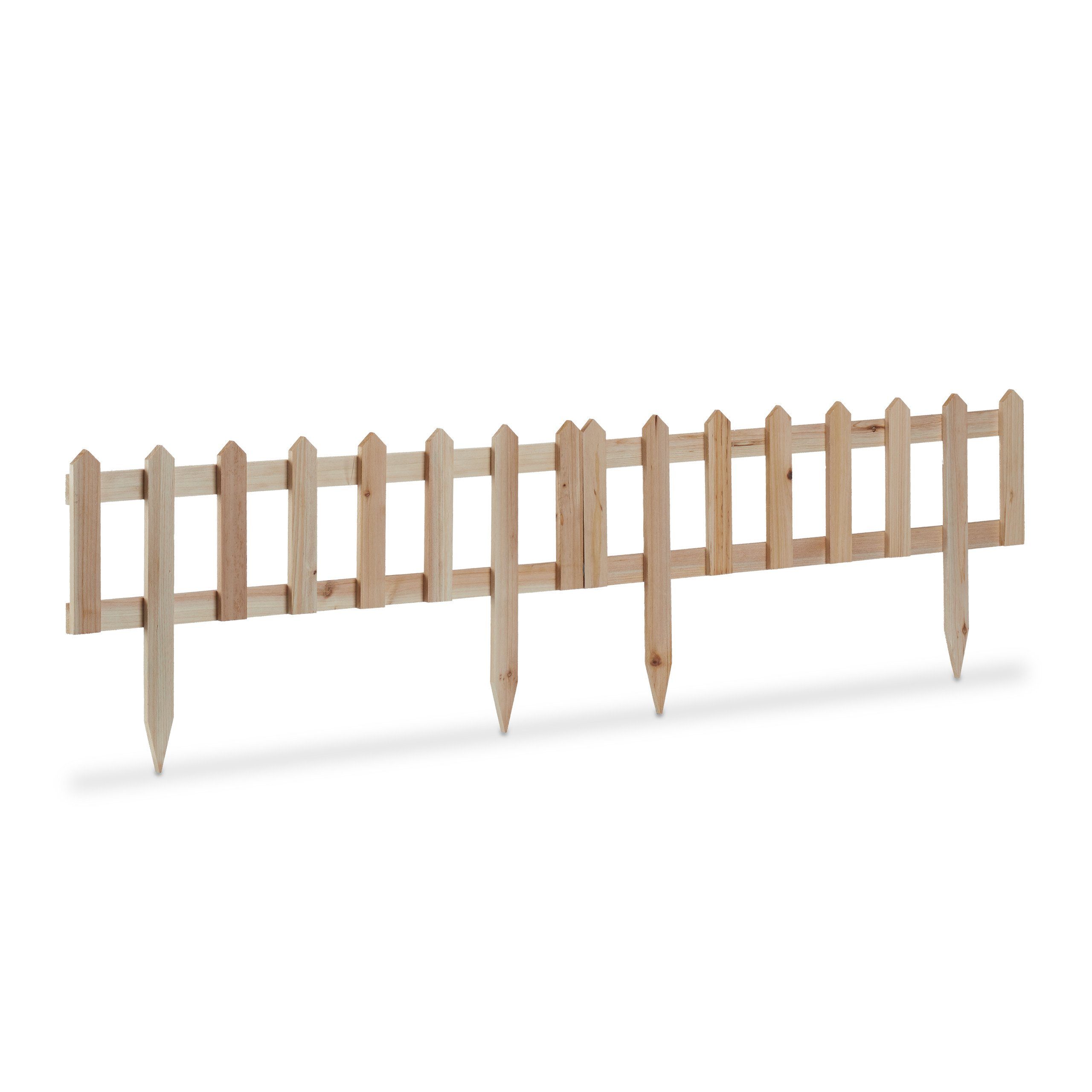 relaxdays Gartenzaun »Steckzaun Set natur« kaufen OTTO