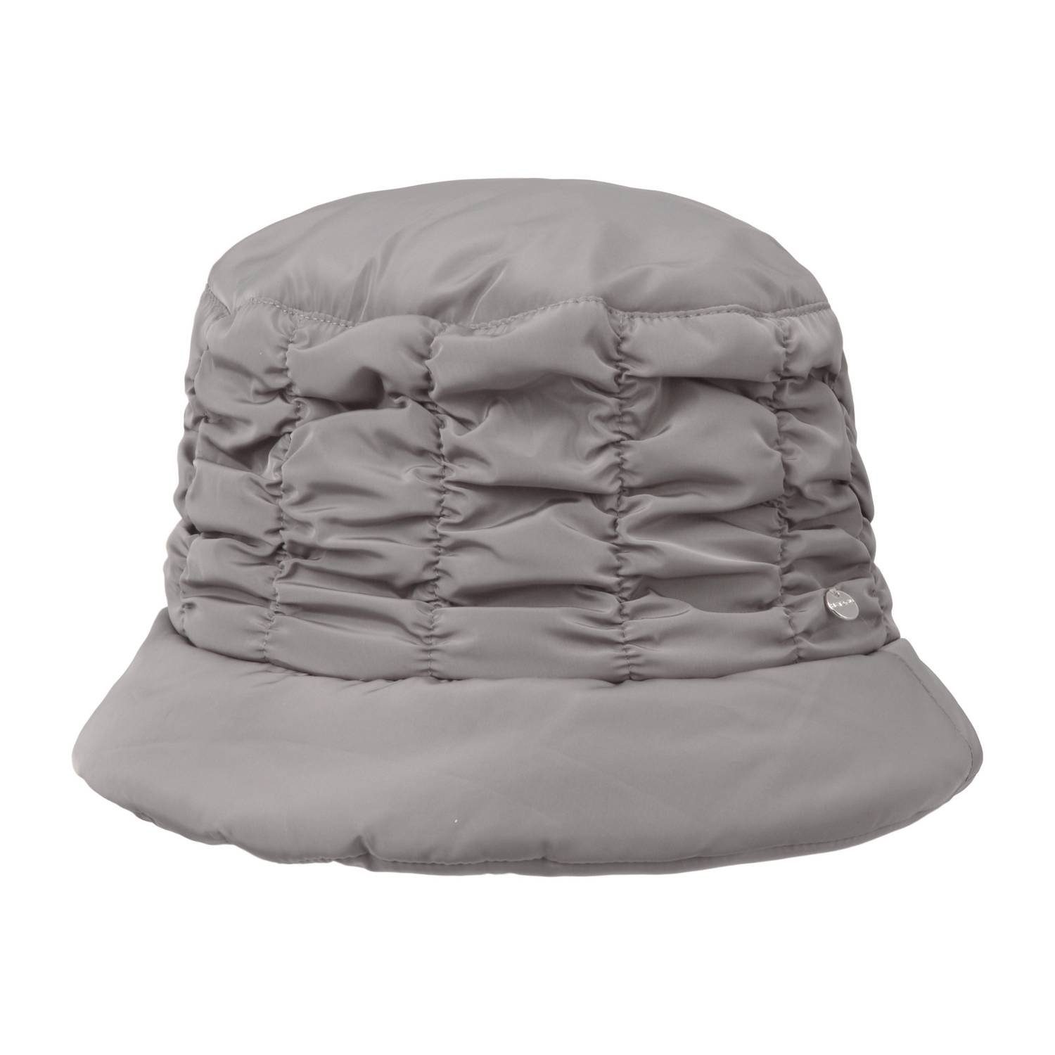 Hat You Baskenmütze Damen Fischerhut mit Zickzack-Design, doppellagig Grey