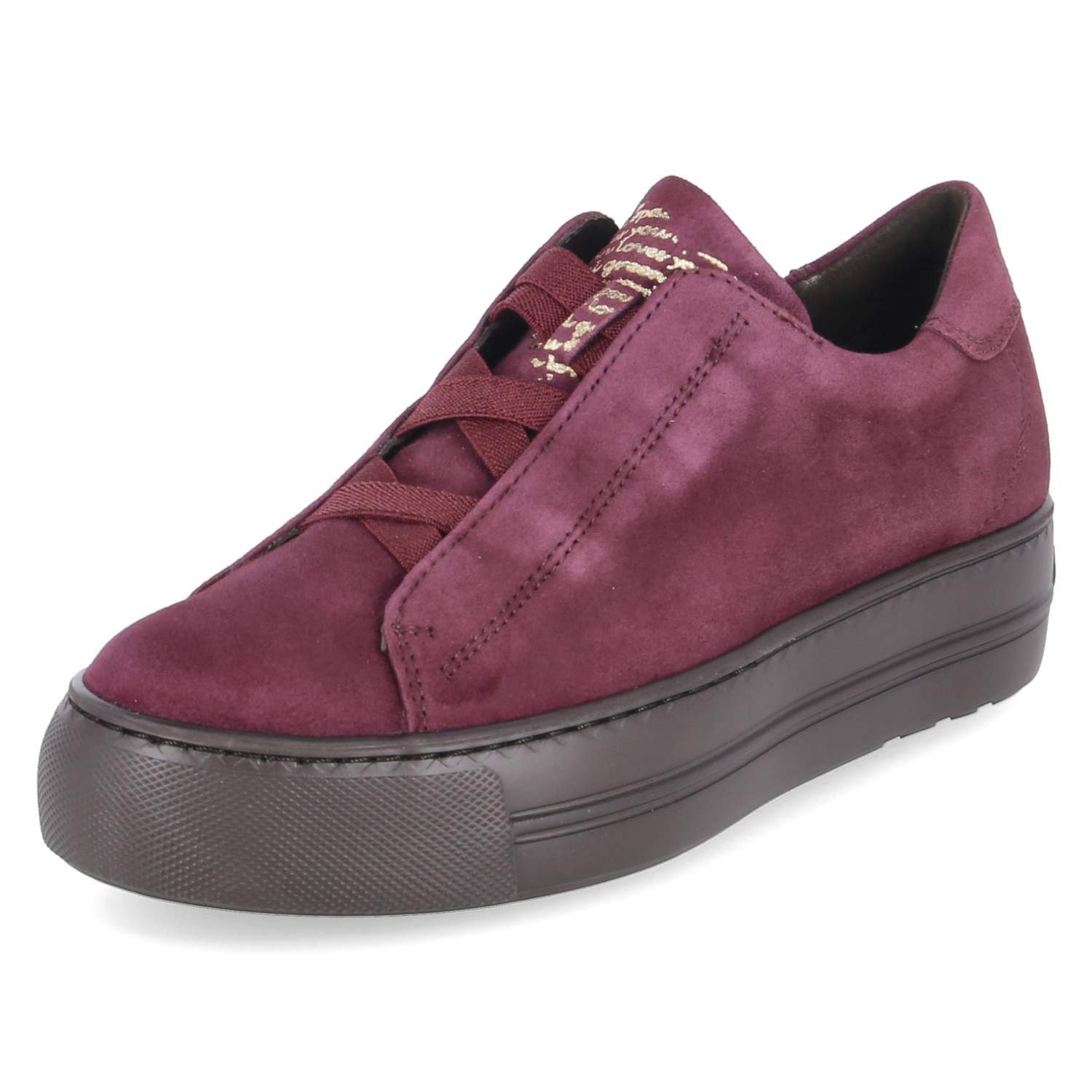 Paul Green Paul Green 5529-060 Damen Rauleder red Schnürschuh