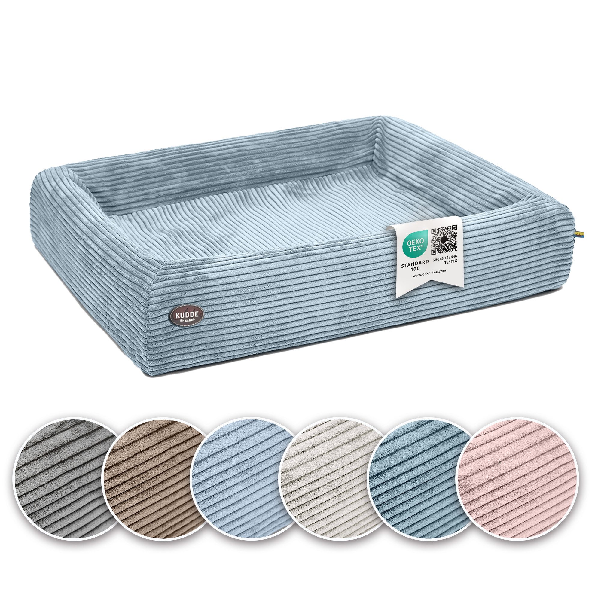 SABRO Hundekorb KUDDE Orthopädisch - Waschbar & Wasserabweisend - Ergonomis günstig online kaufen