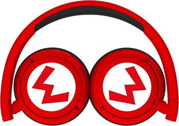 OTL Super Mario Logo Bluetooth Kinder Kopfhörer Bluetooth-Kopfhörer (Bluetooth, 3,5-mm-Audio-Sharing-Kabel im Lieferumfang enthalten)