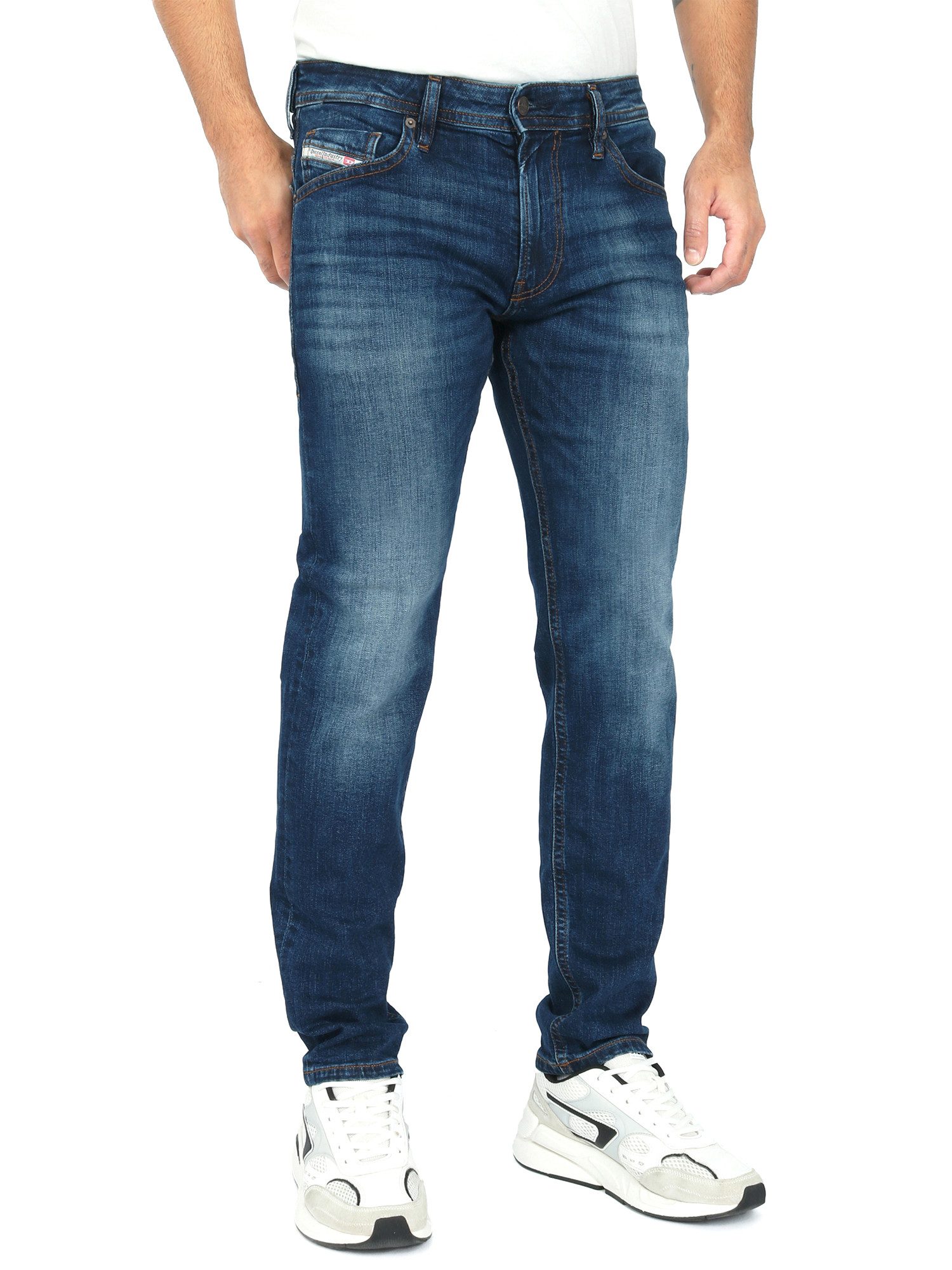 Diesel Slim-fit-Jeans schmale Beinform, niedriger Bund günstig online kaufen