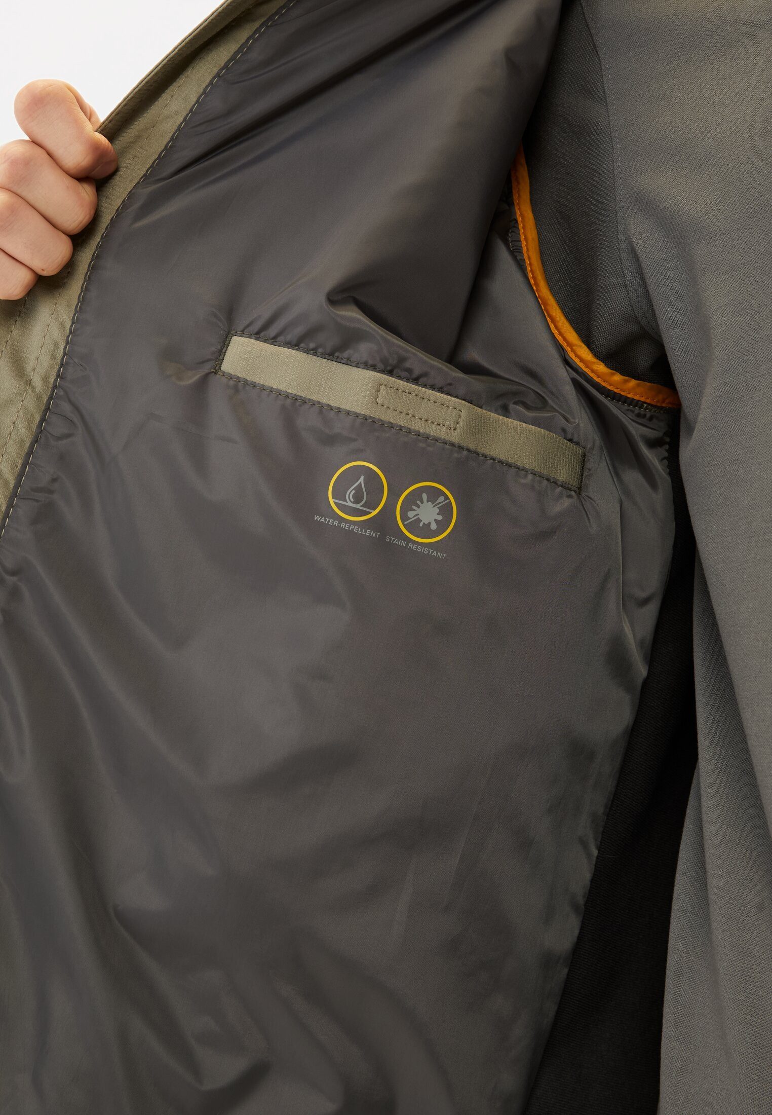 camel active Softshelljacke mit abnehmbarer Kapuze Langarm Kapuze Reflektierende Details