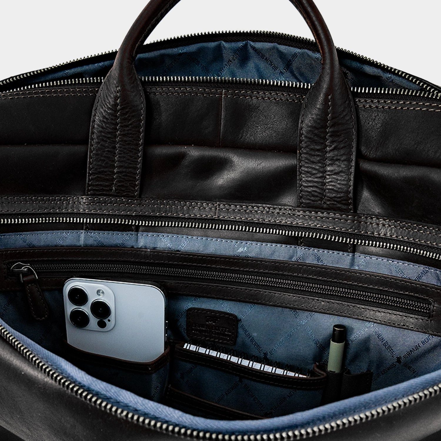 Braun Büffel Laptoptasche PARMA Businesstasche XL schwarz