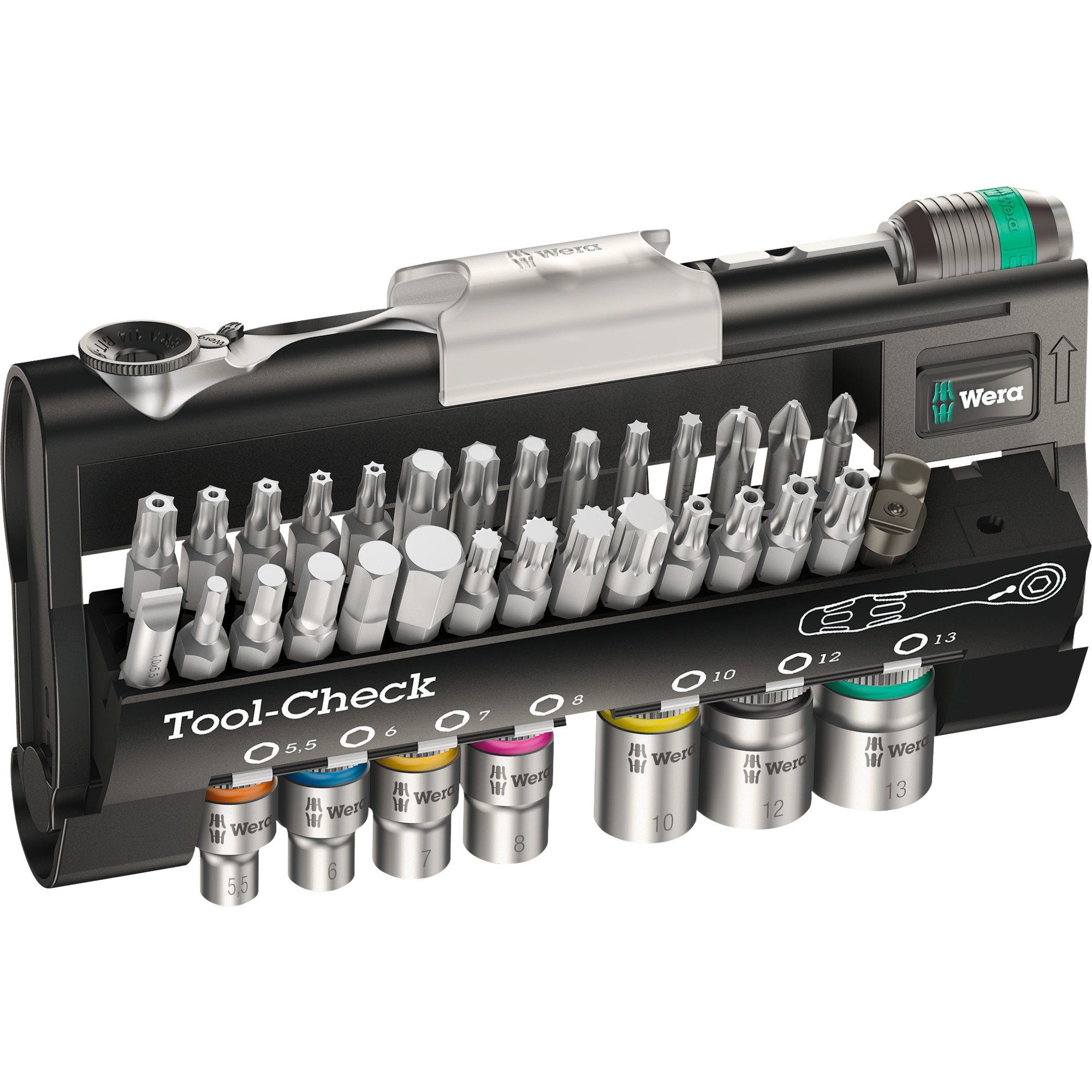 Wera Ratsche Tool-Check Automotive 1, 38-teilig