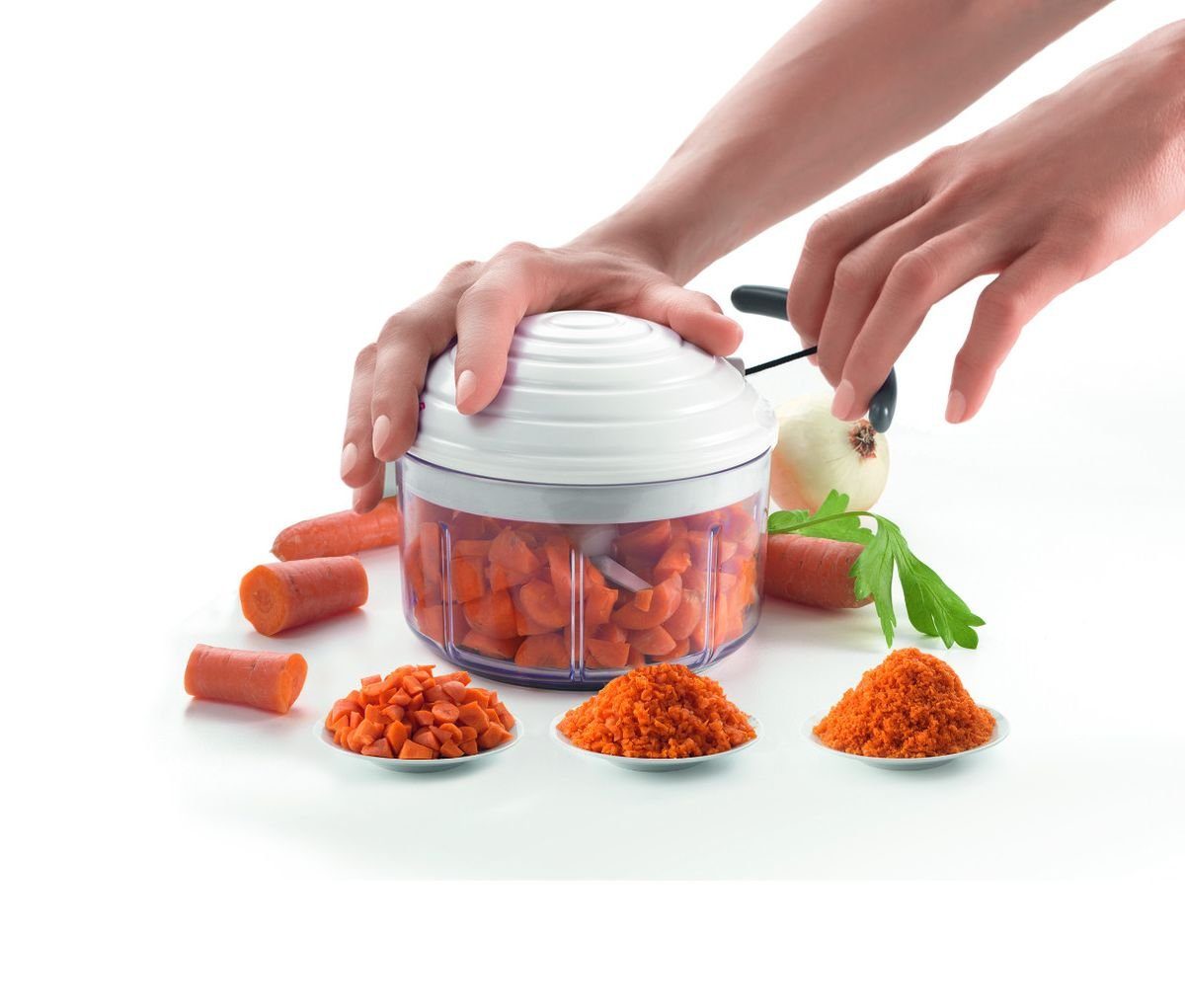 Gravidus Zwiebelhacker Zwiebelschneider Hacker Gemüse Obst Schneider Zerkleinerer Multihacker