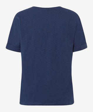 Brax T-Shirt Shirt in legerer Flammgarnstruktur
