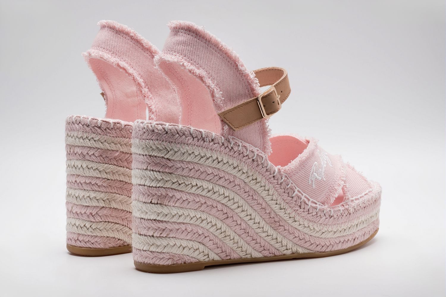 Replay Keilsandalette Sommerschuh, Urlaubsschuh, Plateausandalette mit kleinen Fransen