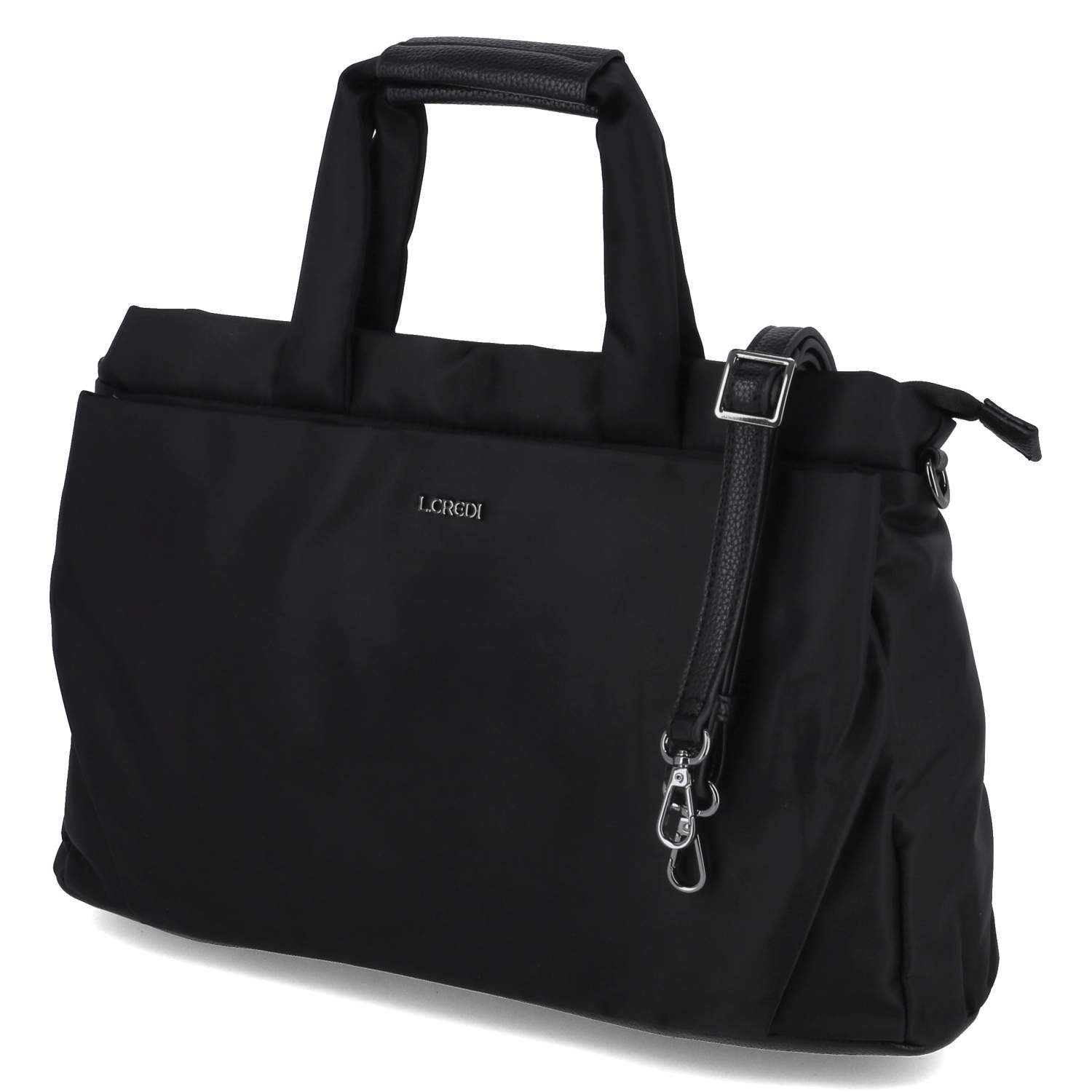 L. CREDI Handtasche L.Credi 1006282/200 Damen Henkeltaschen Textil & Synthetik black