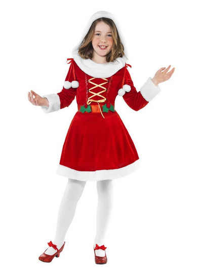 Smiffys Kostüm Weihnachtsfrau, Entzückendes Kostüm für die besinnlichste Zeit des Jahres
