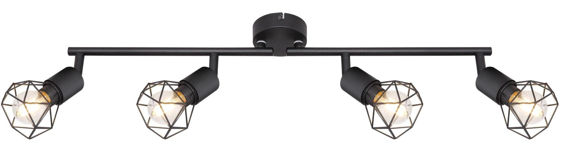 GLOBO LIGHTING Deckenstrahler XARA I, ohne Leuchtmittel, Deckenspot, beweglich, Flur, Wohnzimmer