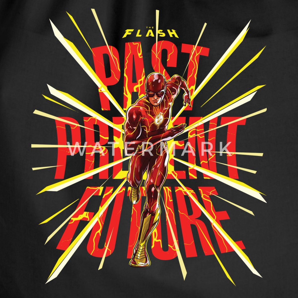 Spreadshirt Turnbeutel The Flash Past Present Future Turnbeutel (1-tlg)