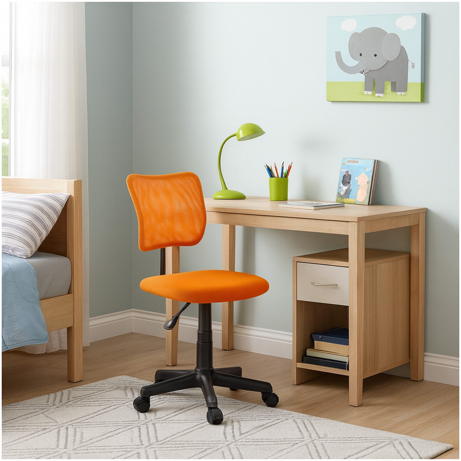 HTI-Living Schreibtischstuhl Schreibtischstuhl höhenverstellbar Fancy Orang günstig online kaufen